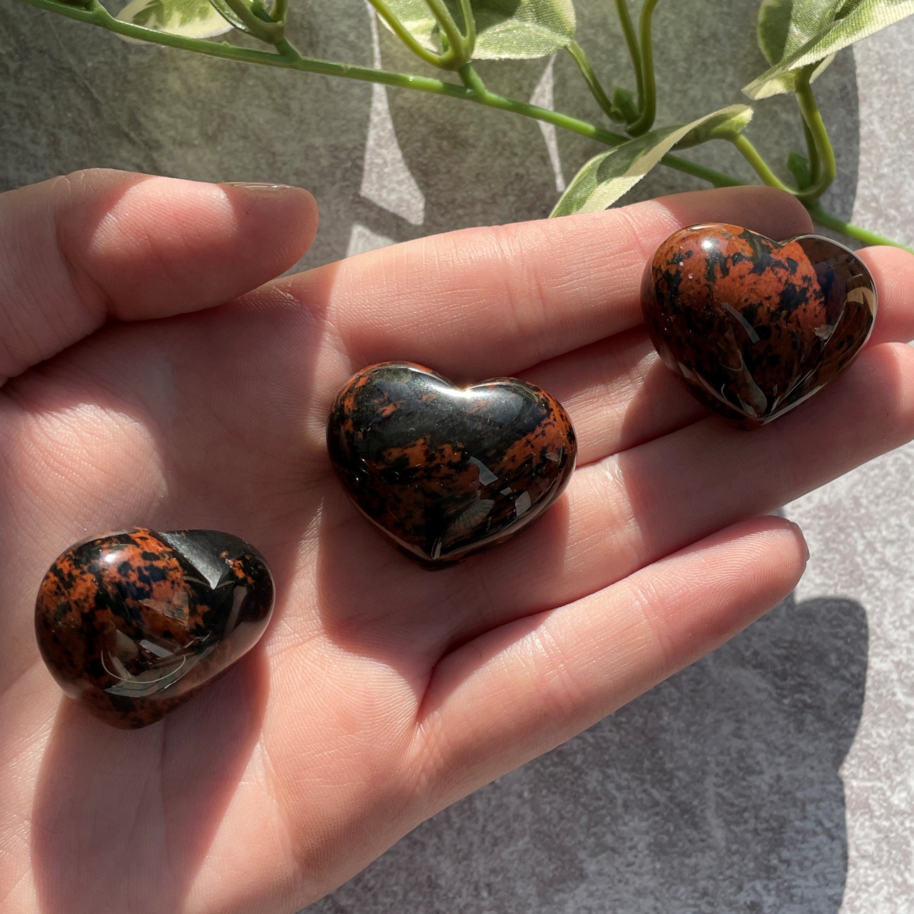 Mahogany Obsidian Heart 3cm
