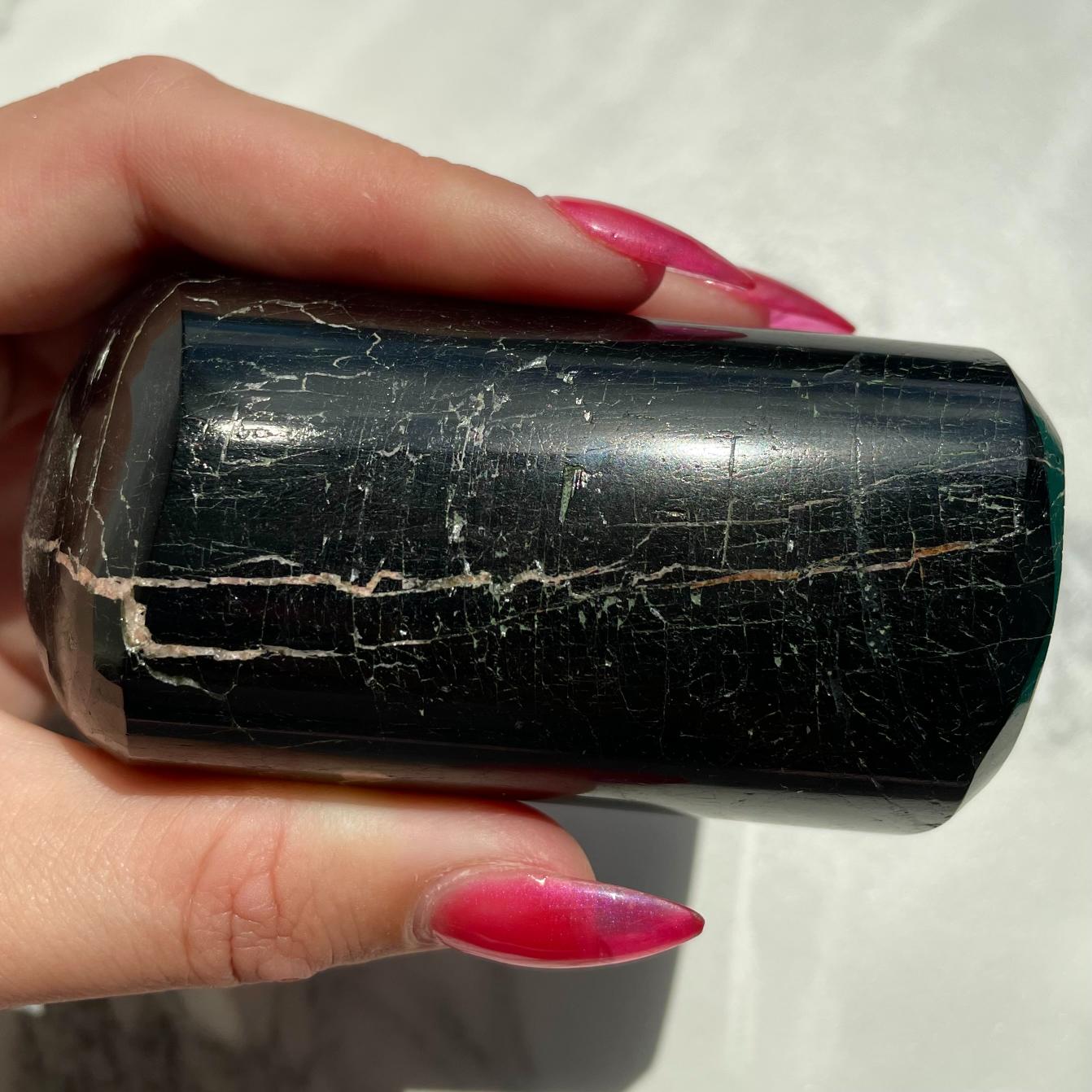 Black Tourmaline Polished Freeform - BT24