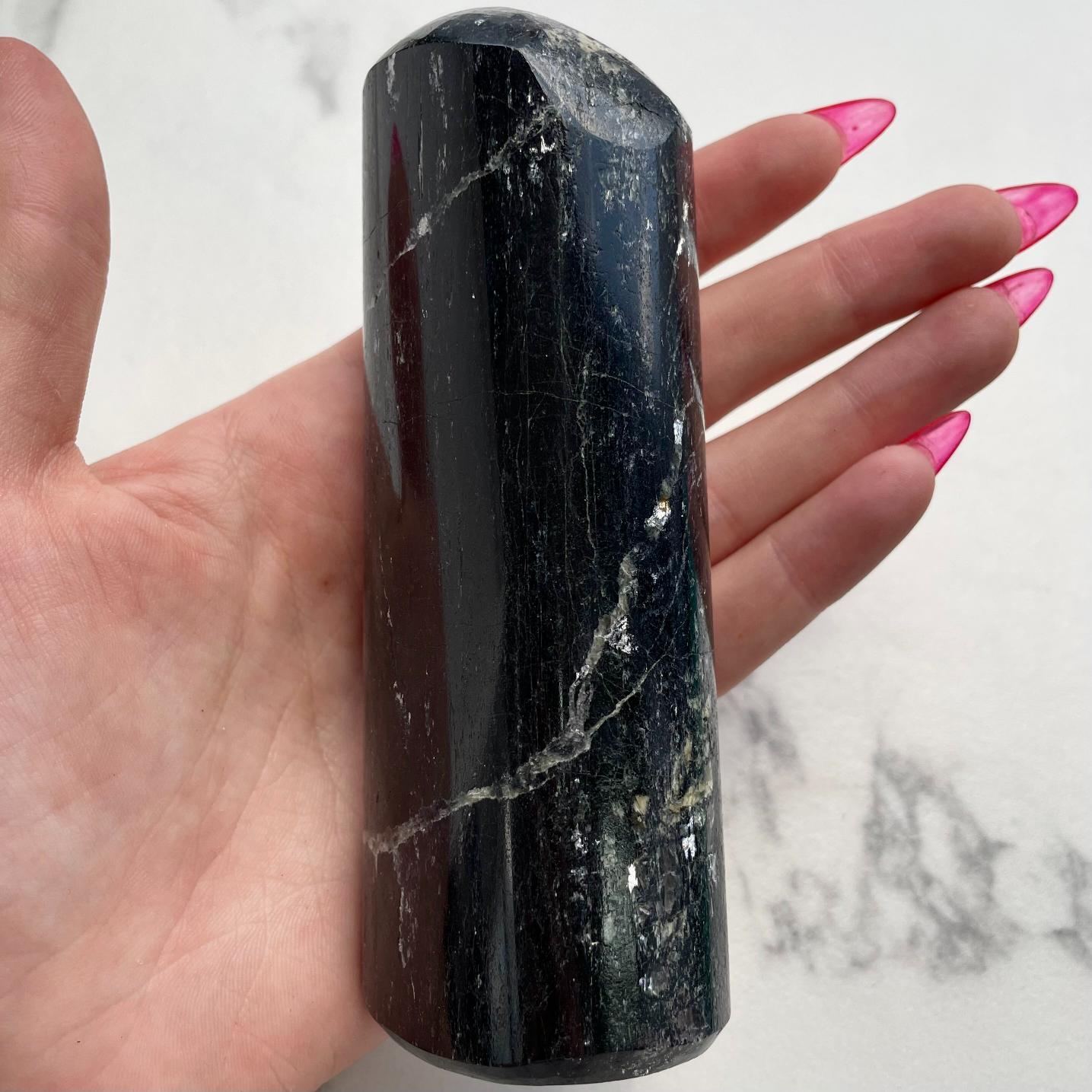 Black Tourmaline Polished Freeform - BT23
