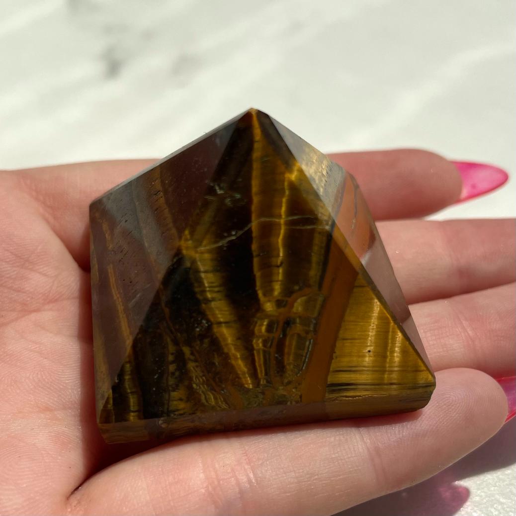 Tigers Eye - Pyramid - 4cm