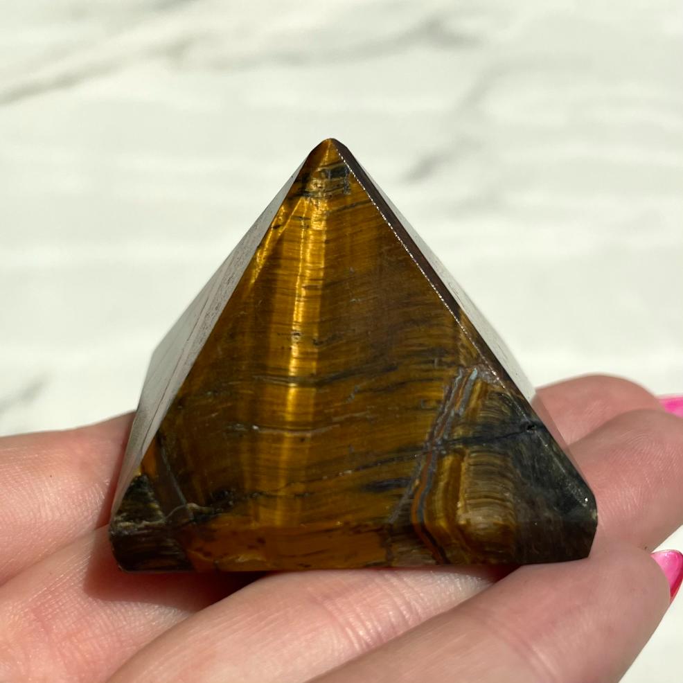 Tigers Eye - Pyramid - 4cm