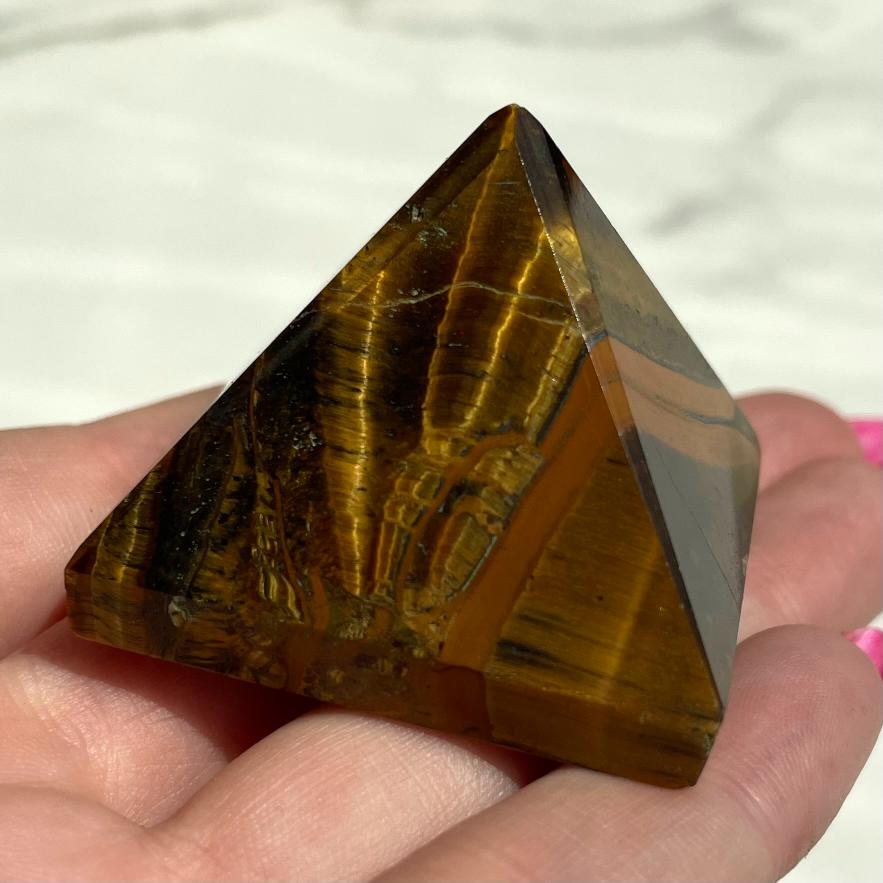 Tigers Eye - Pyramid - 4cm