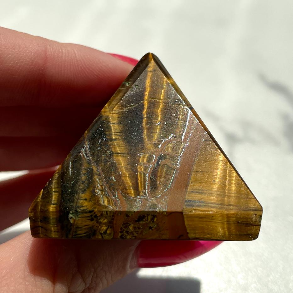 Tigers Eye - Pyramid - 4cm