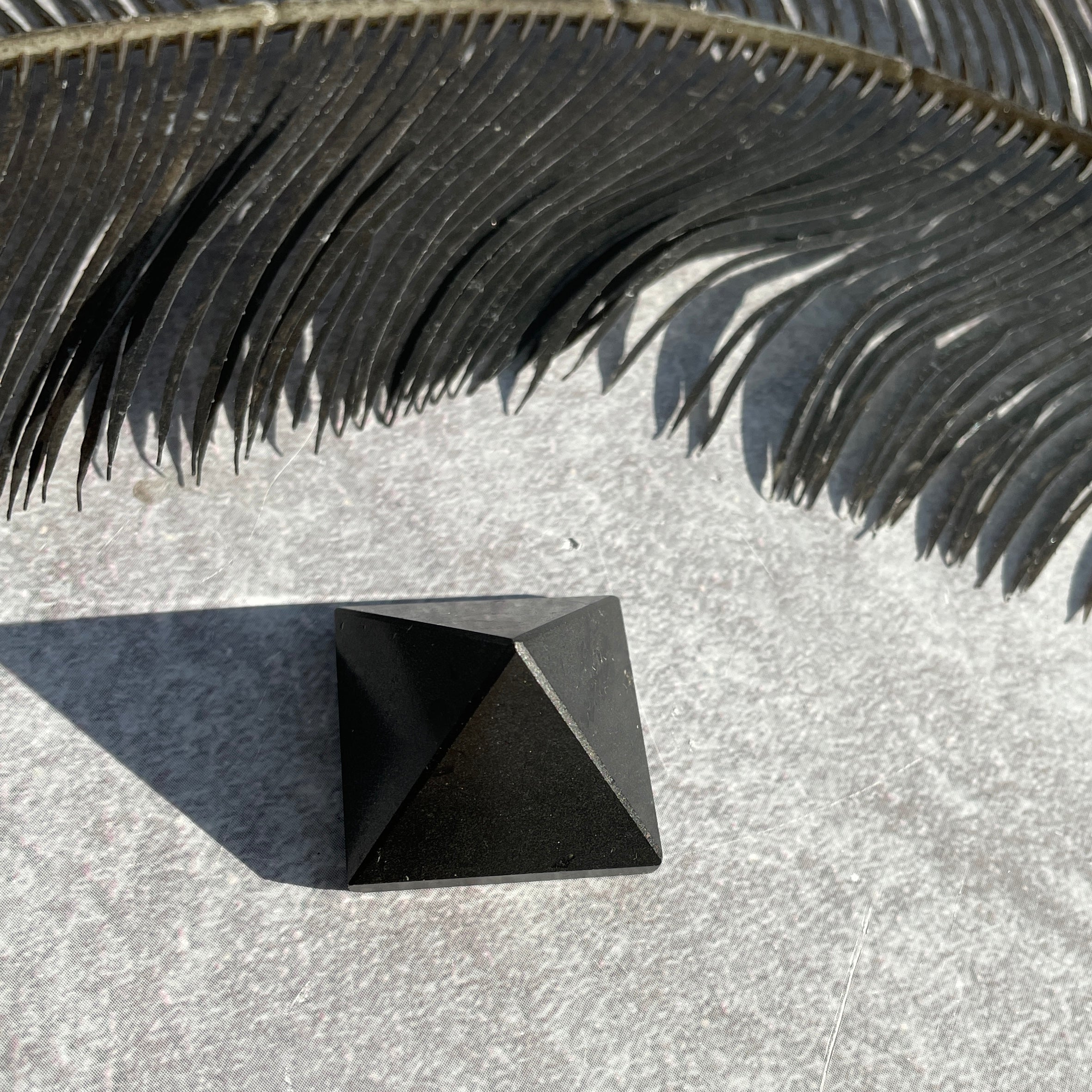 Black Tourmaline Pyramid - Small 1pc