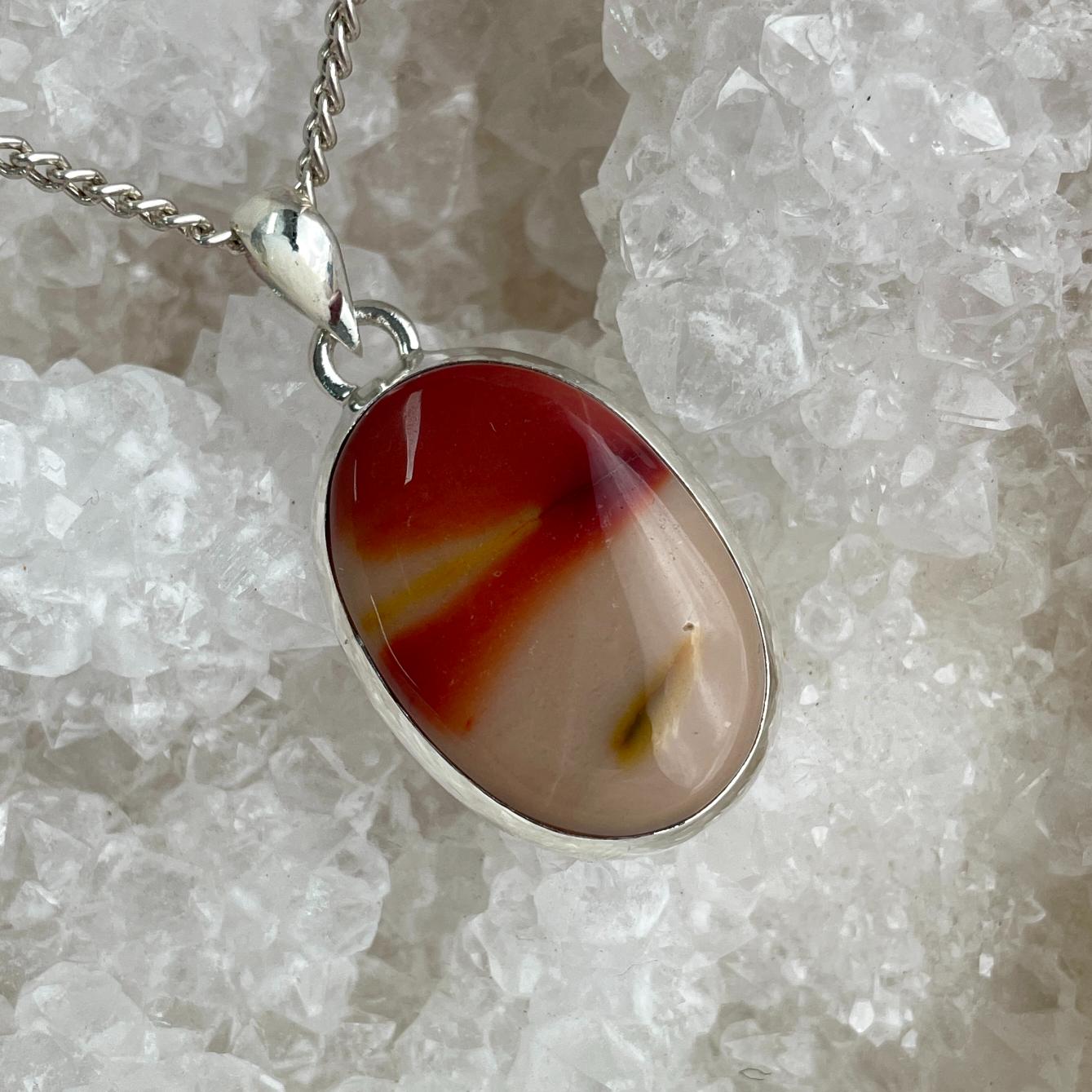 Sterling Silver Pendant - Mookaite - SP47