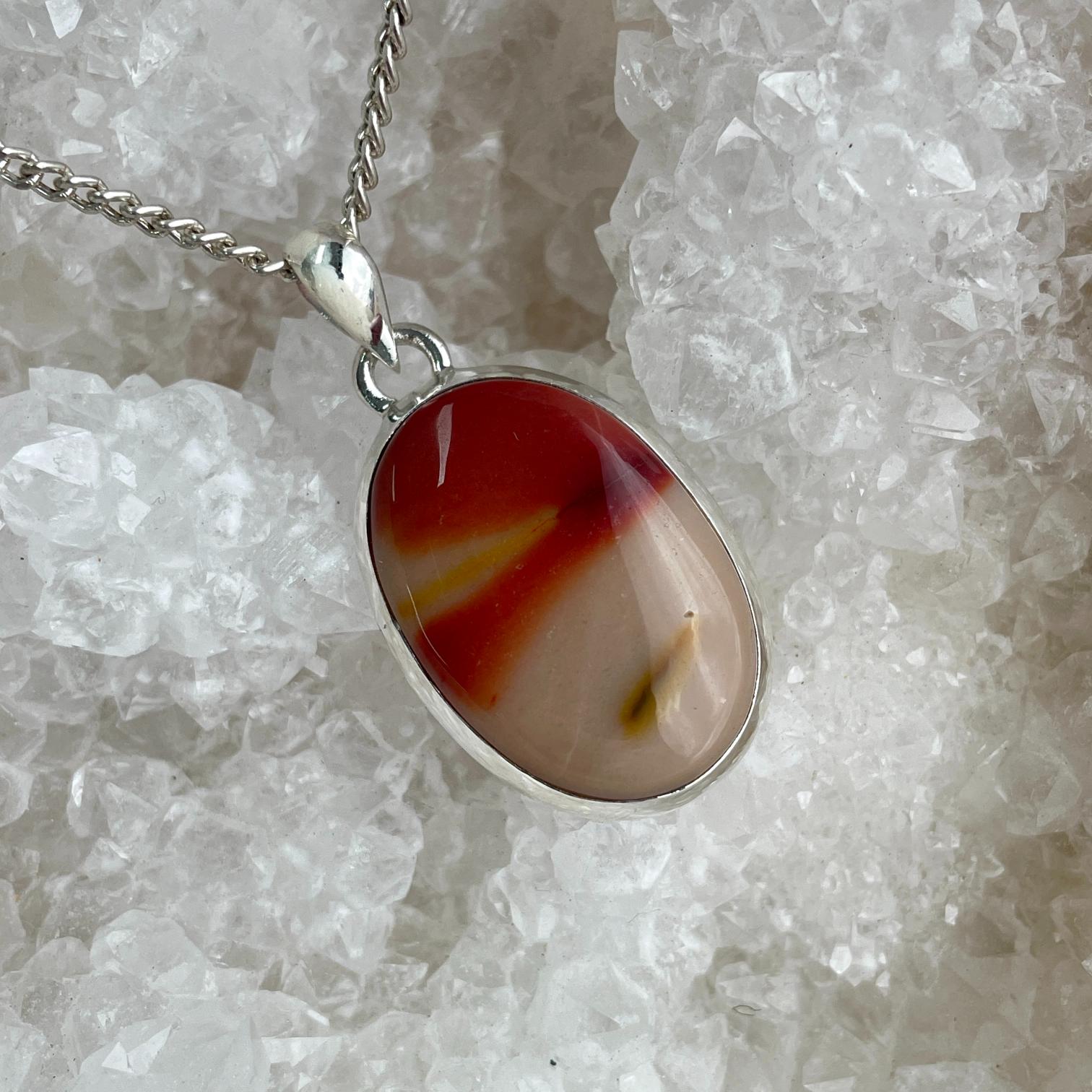 Sterling Silver Pendant - Mookaite - SP47
