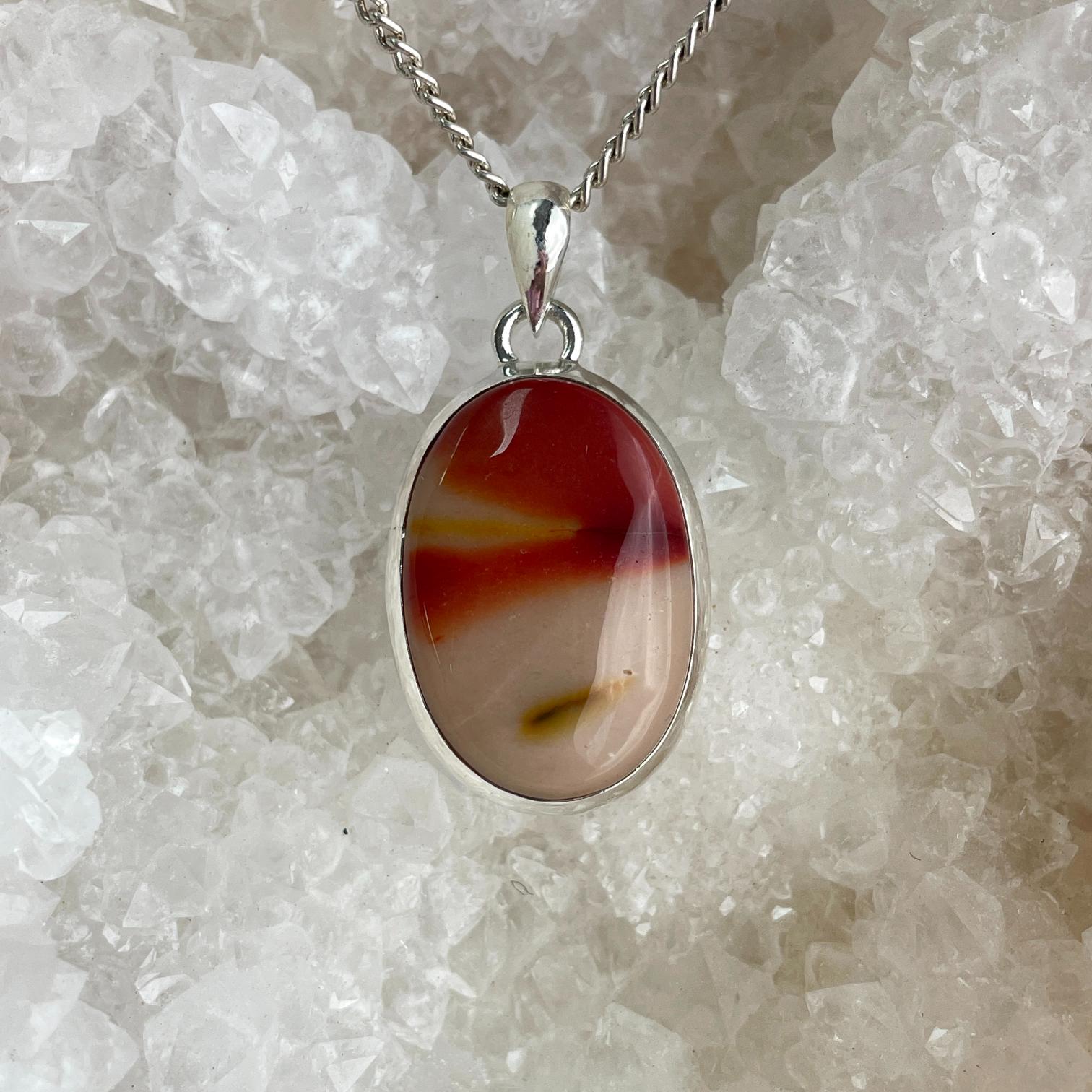 Sterling Silver Pendant - Mookaite - SP47
