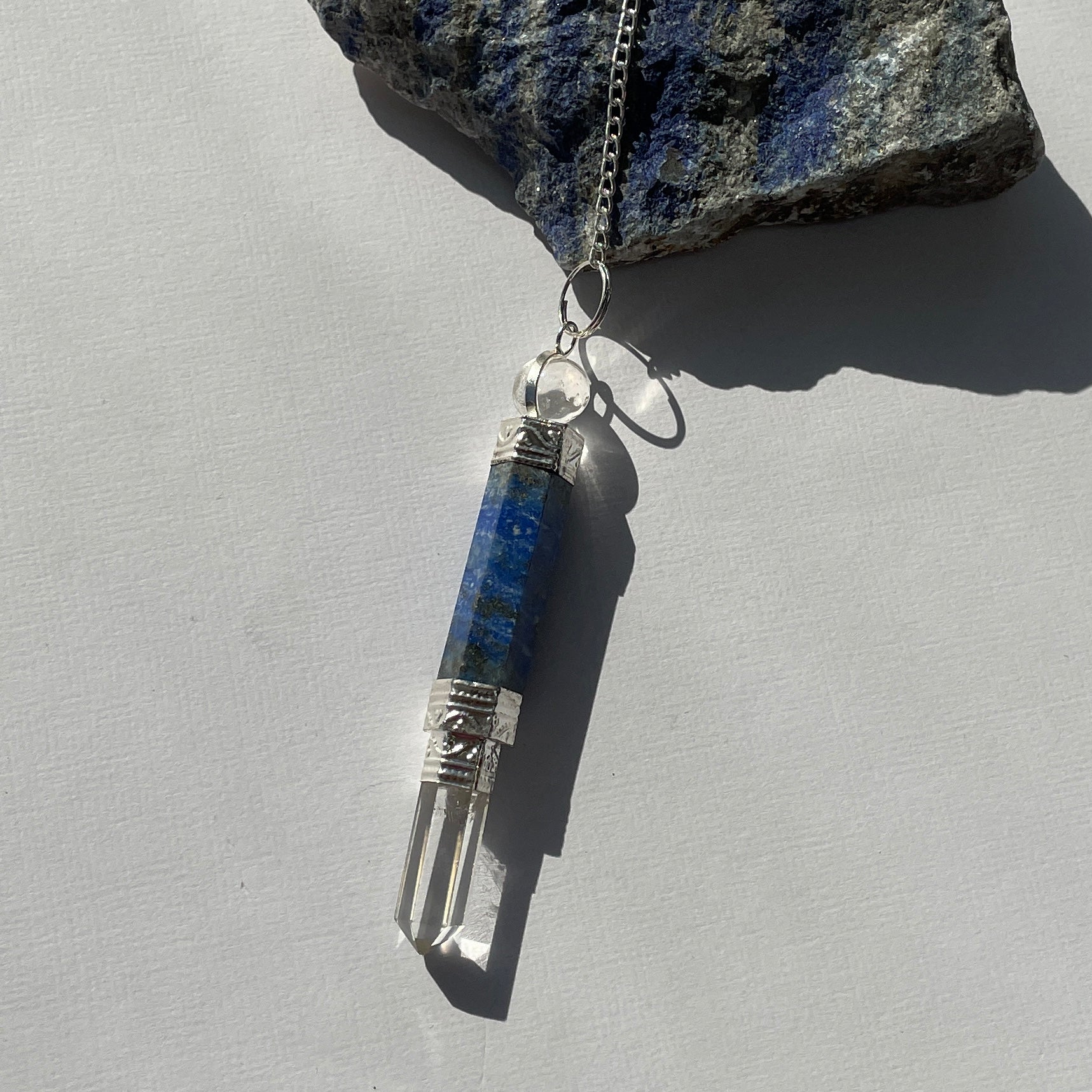 Lapis Lazuli Wand Pendulum