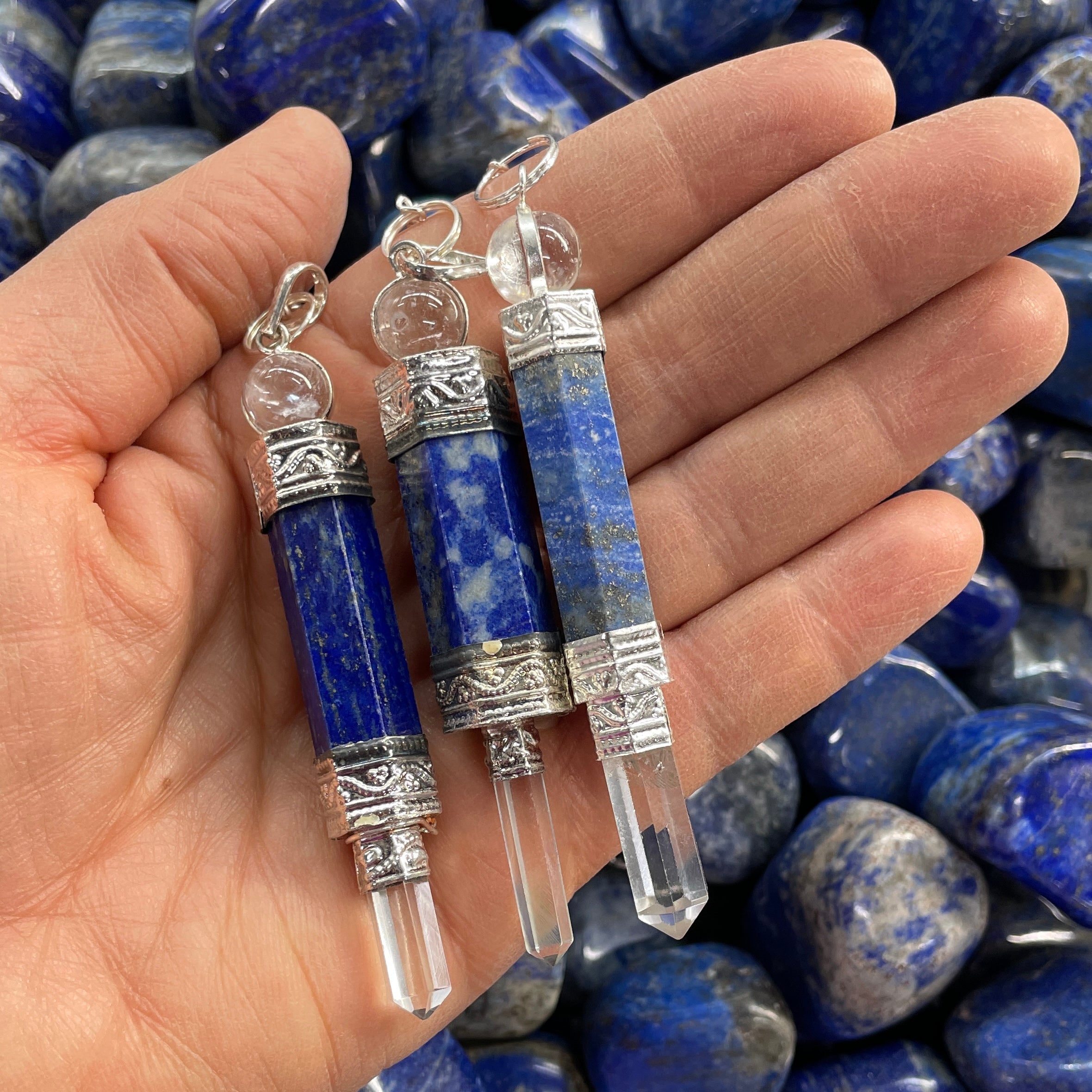 Lapis Lazuli Wand Pendulum