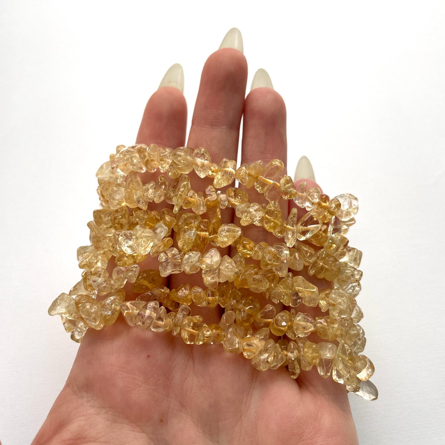Citrine 'A' Chip Bracelet