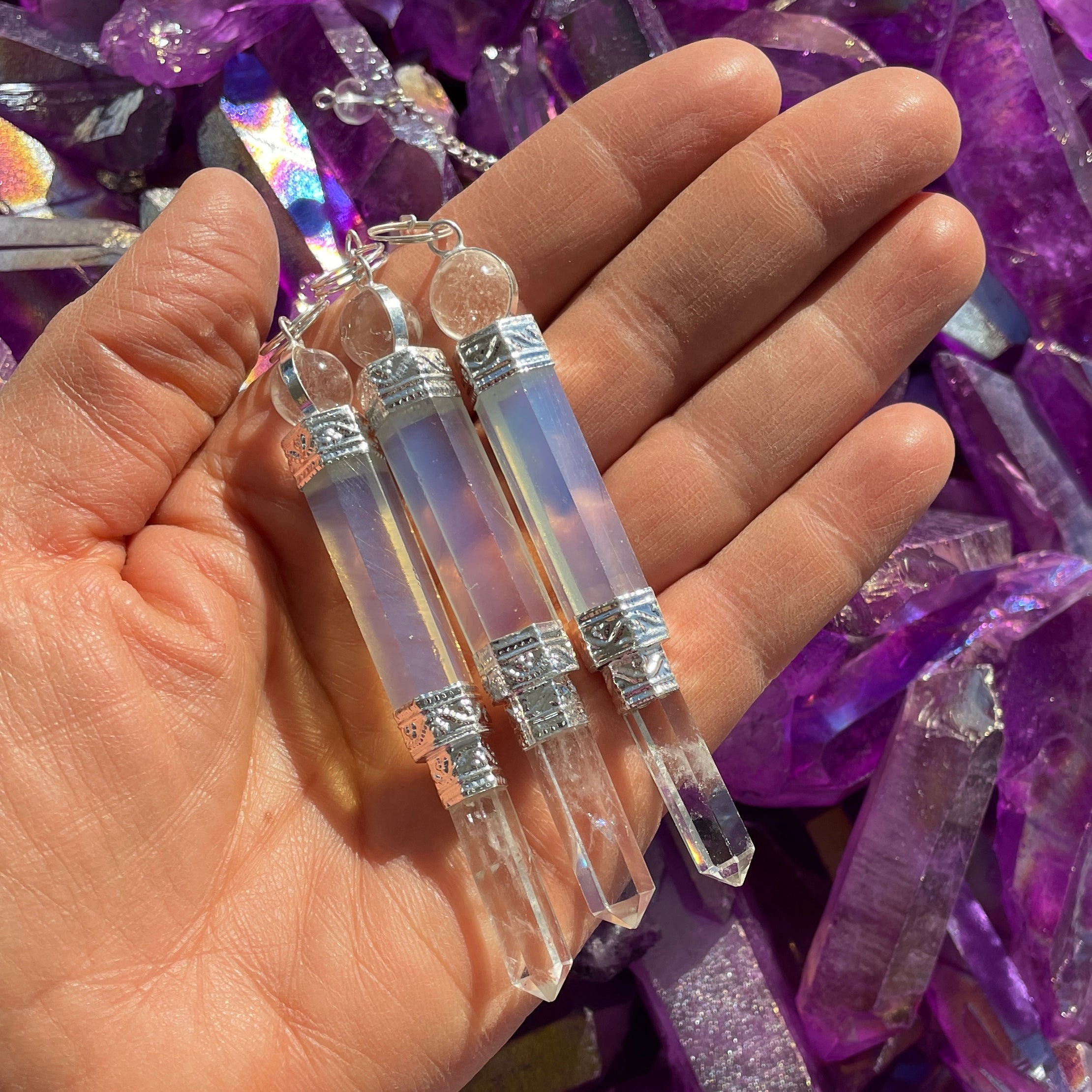 Opalite Wand Pendulum