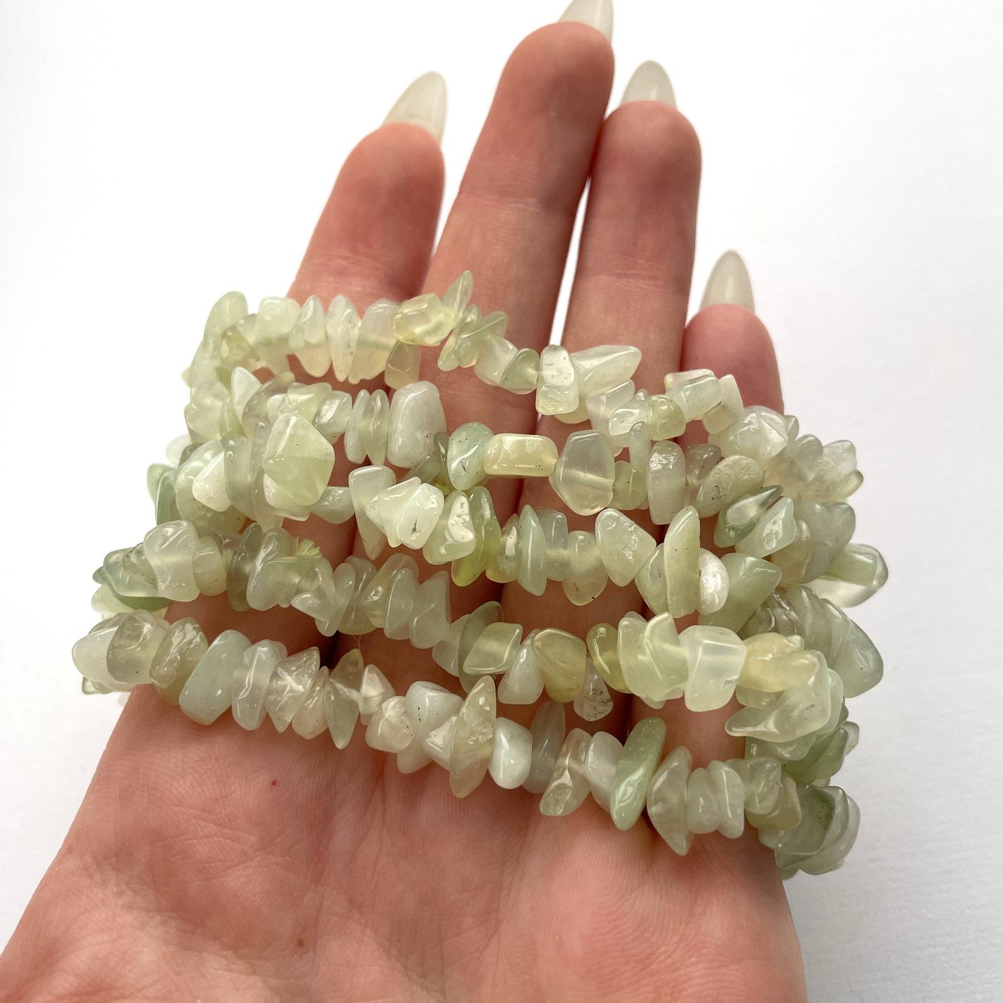 New Jade Chip Bracelet