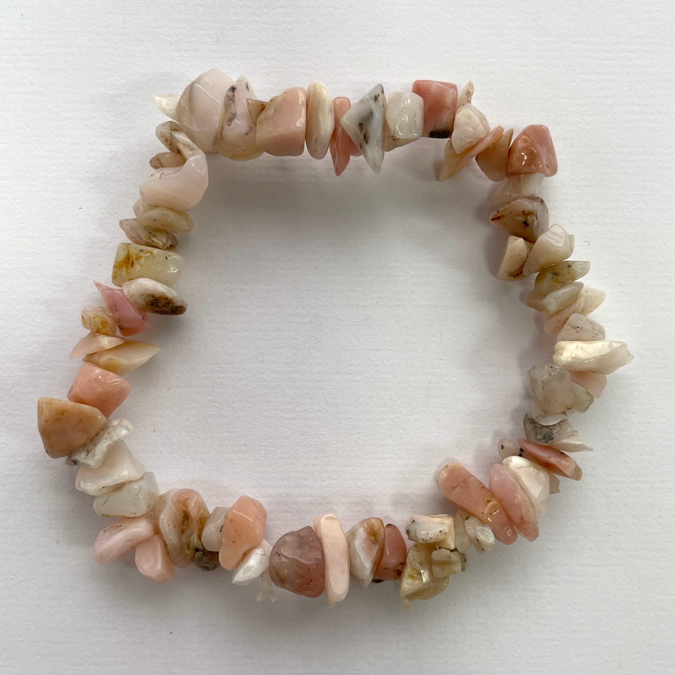 Pink Opal Chip Bracelet