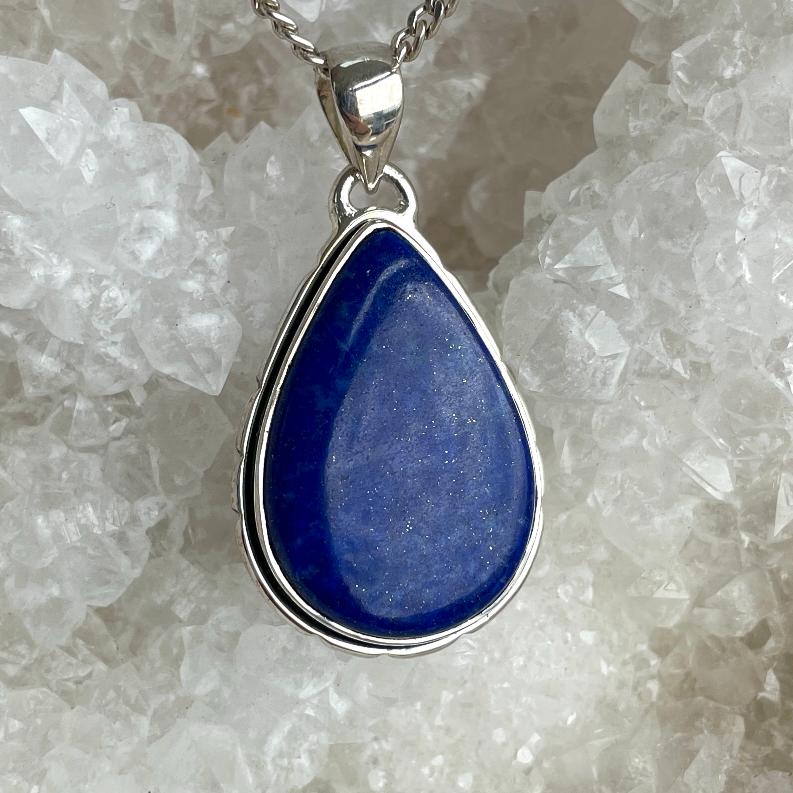 Sterling Silver Pendant - Lapis Lazuli - SP52