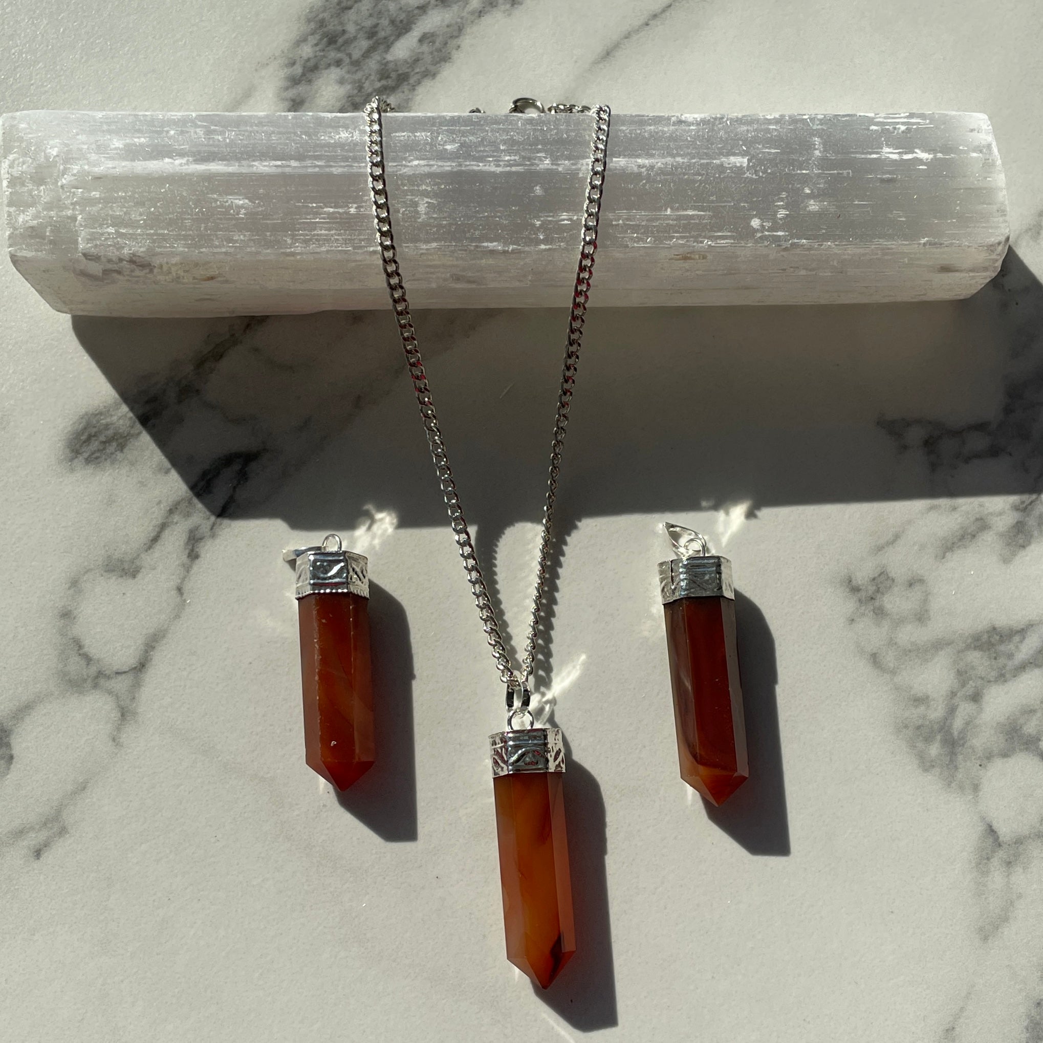 Carnelian - Cap Point Pendant