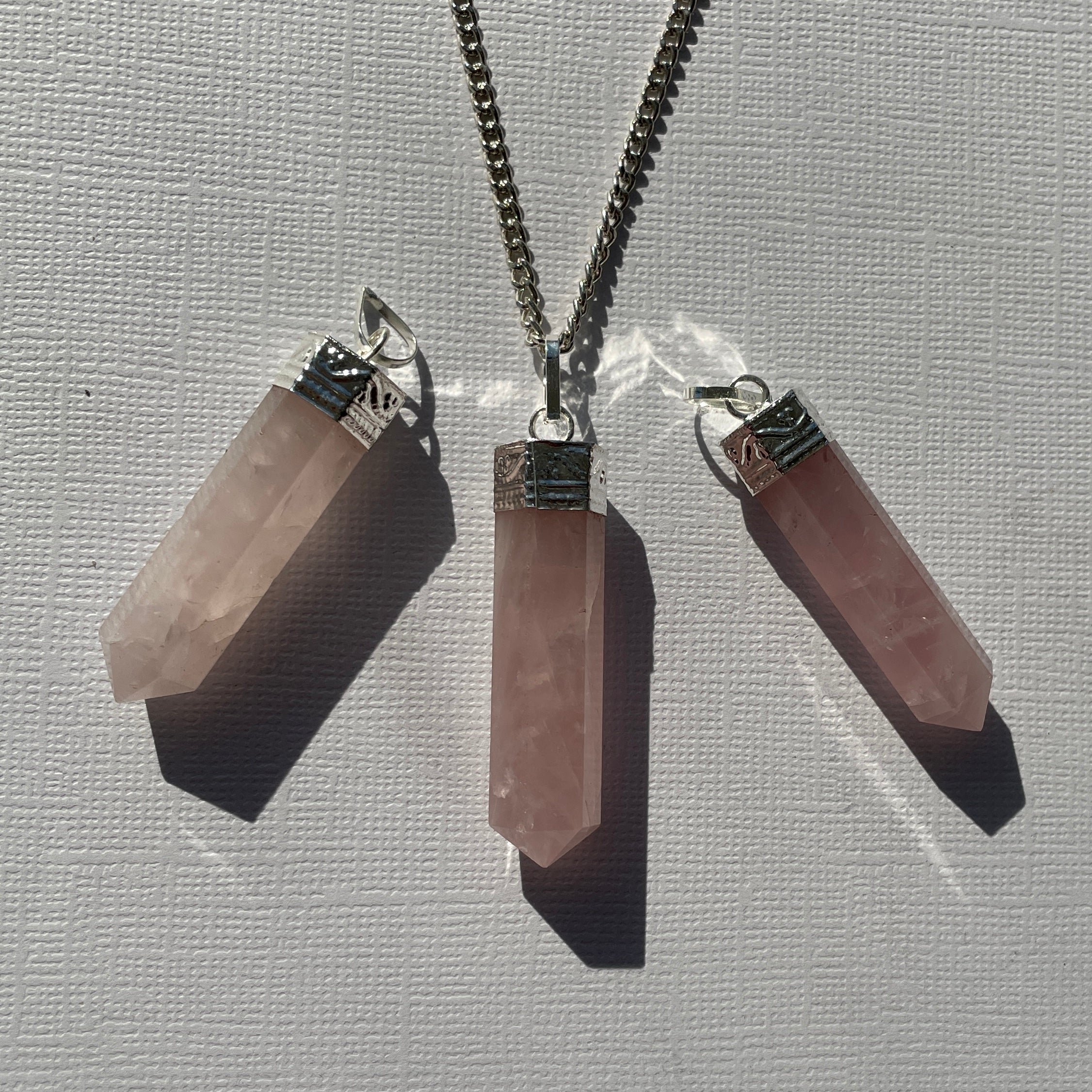 Rose Quartz - Cap Point Pendant