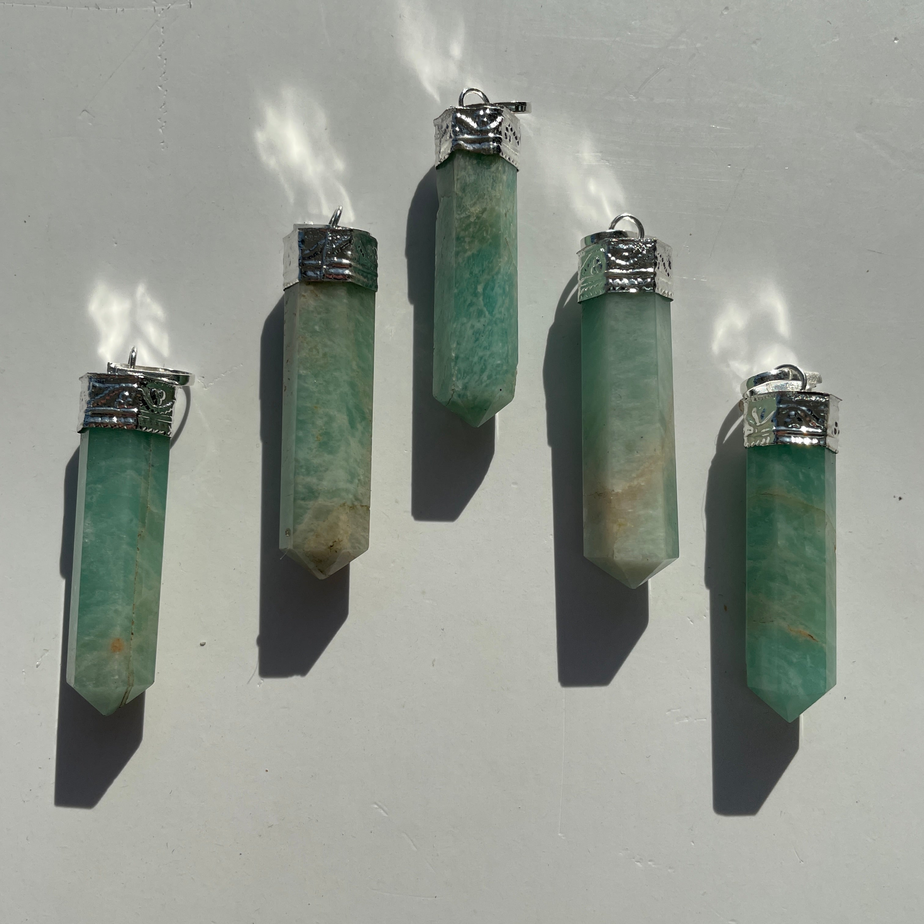 Amazonite - Cap Point Pendant
