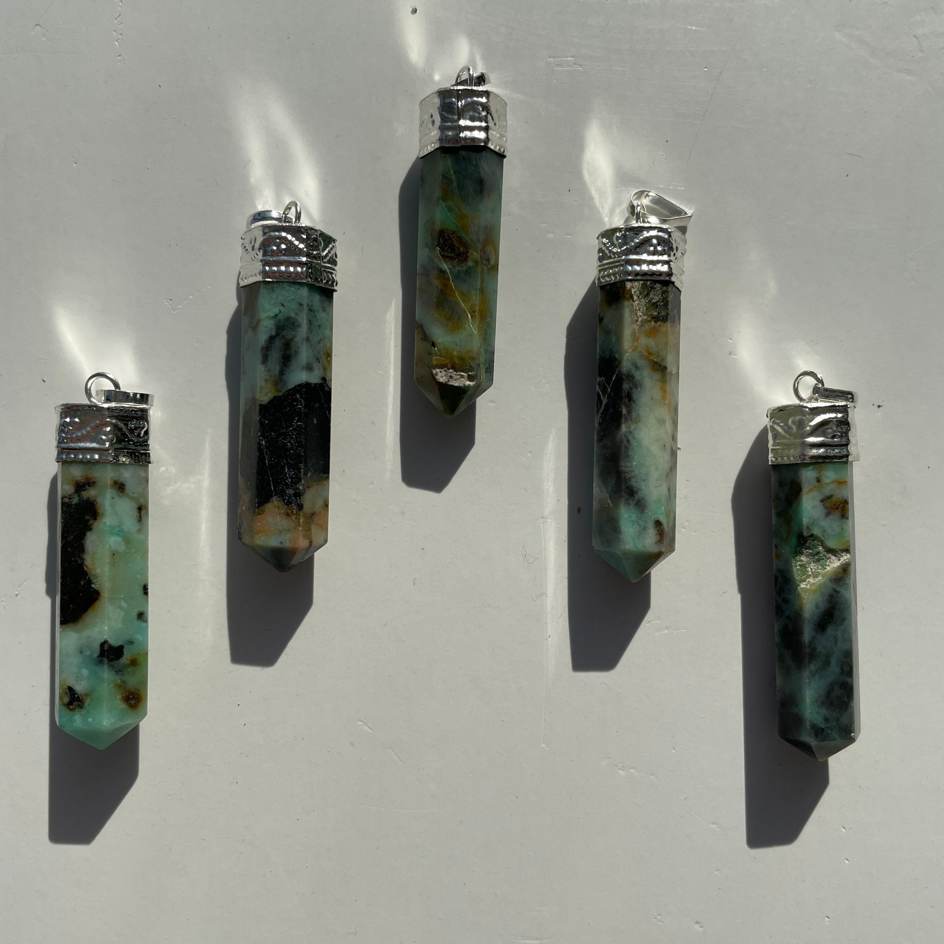 Chrysocolla - Cap Point Pendant