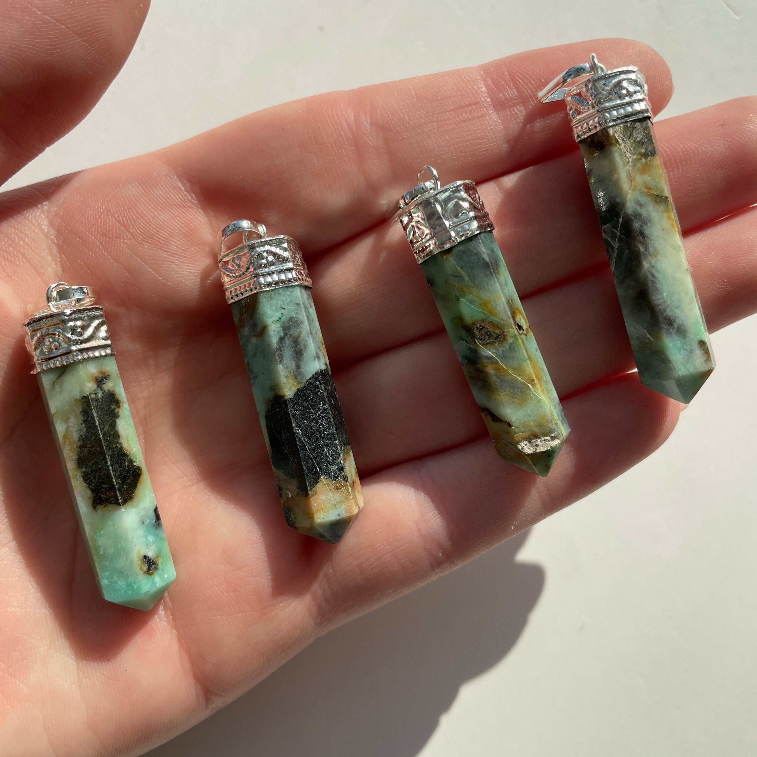Chrysocolla - Cap Point Pendant