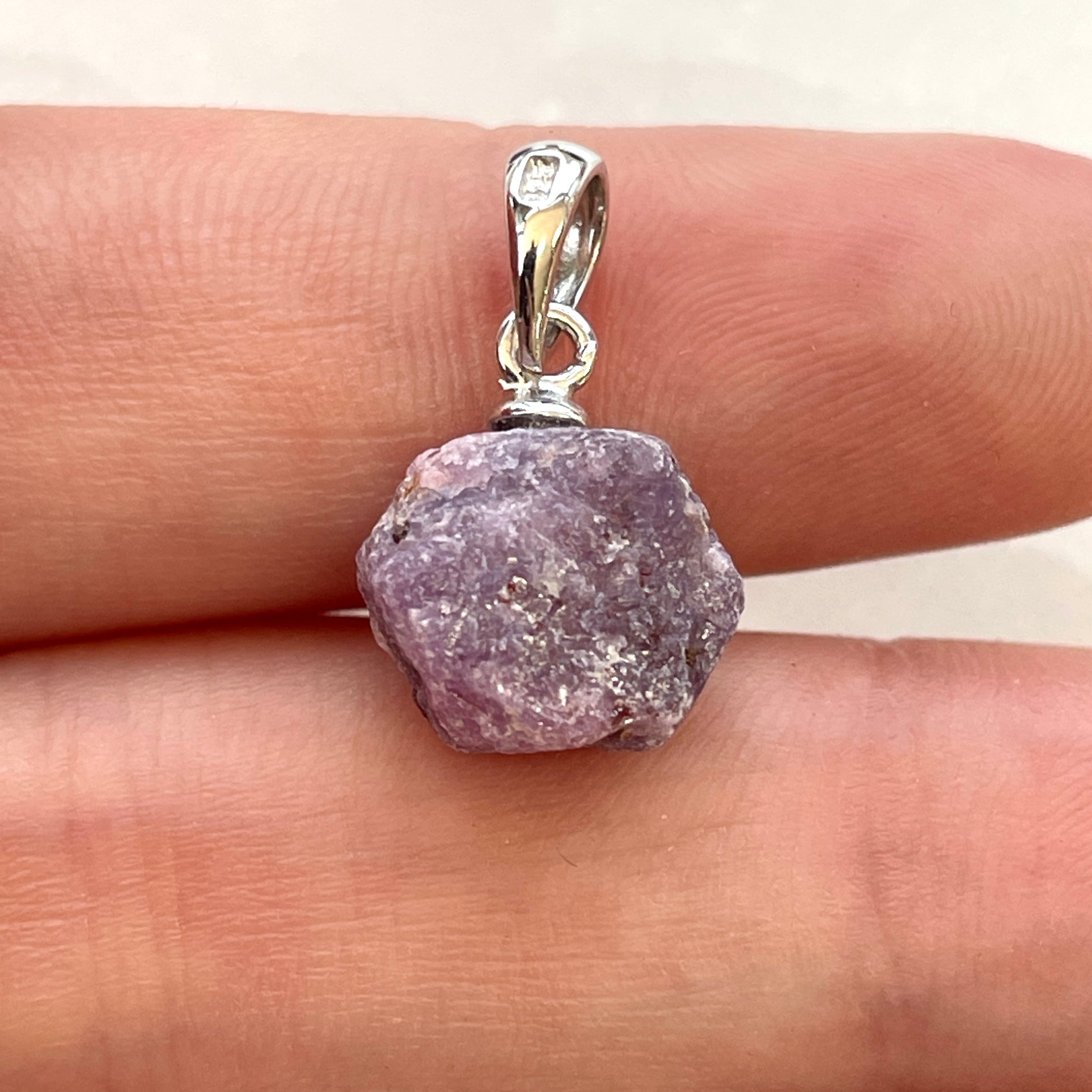 Ruby A silver Pendant
