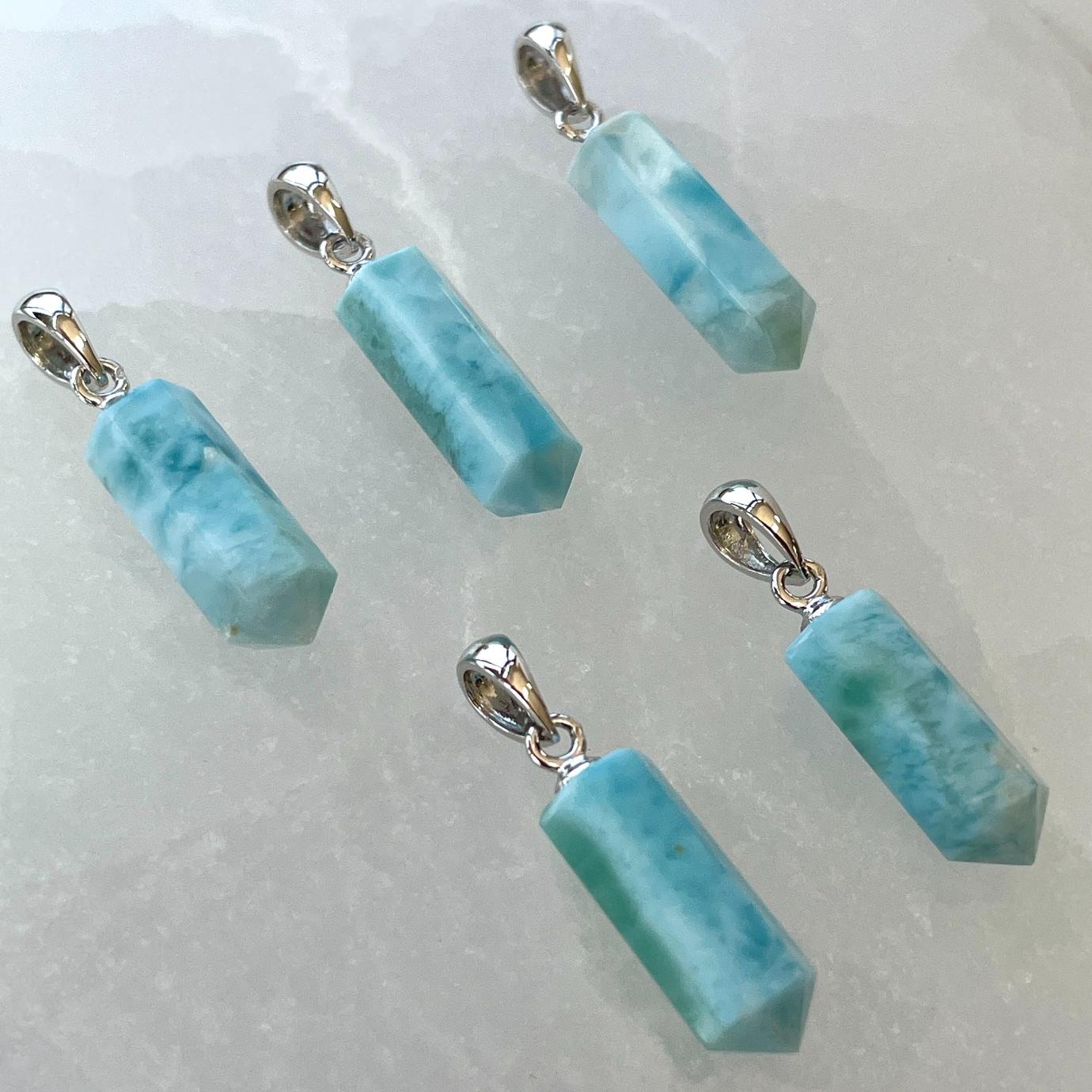 Larimar A Silver Pendant