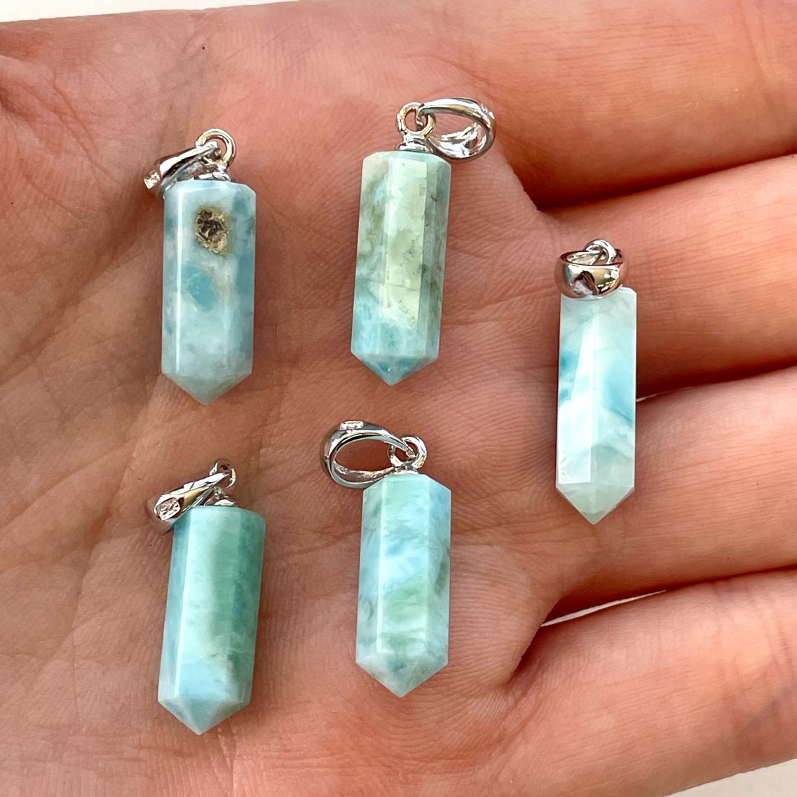 Larimar A Silver Pendant