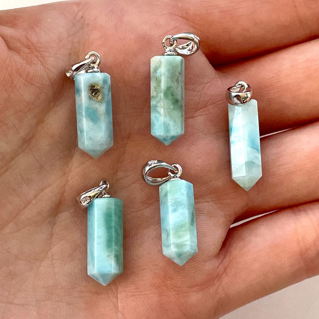 Larimar A Silver Pendant