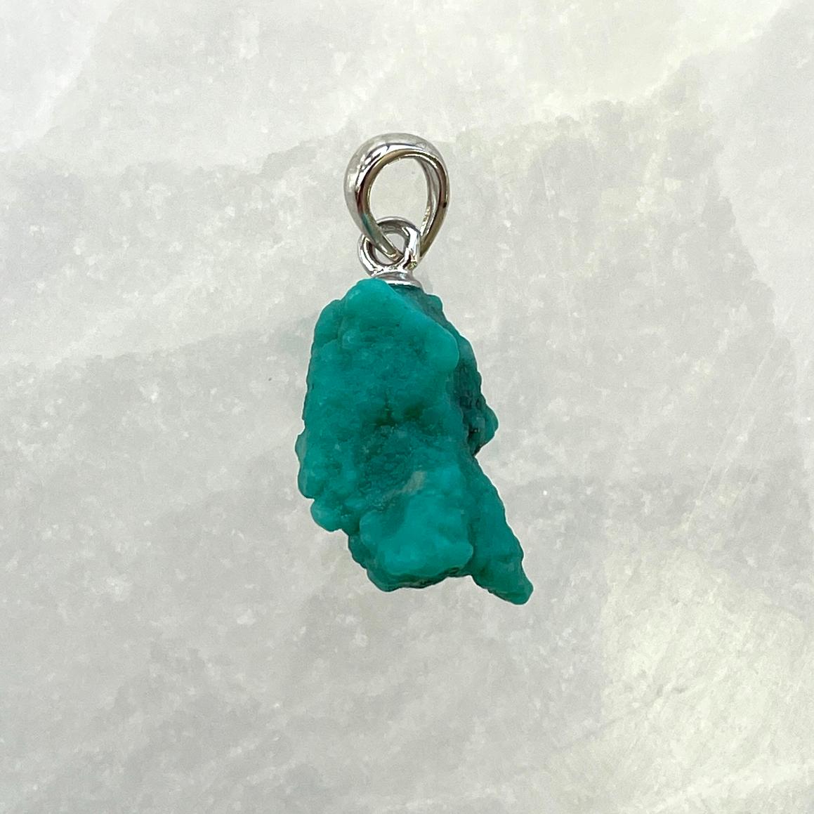 Turquoise AA Silver Pendant