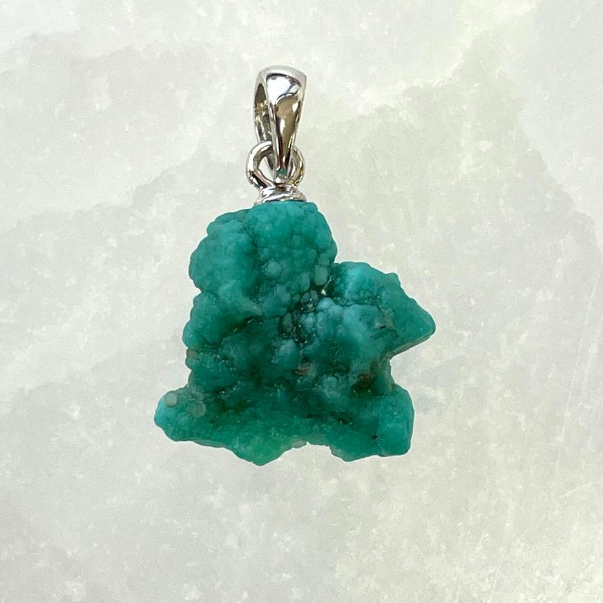 Turquoise AA Silver Pendant