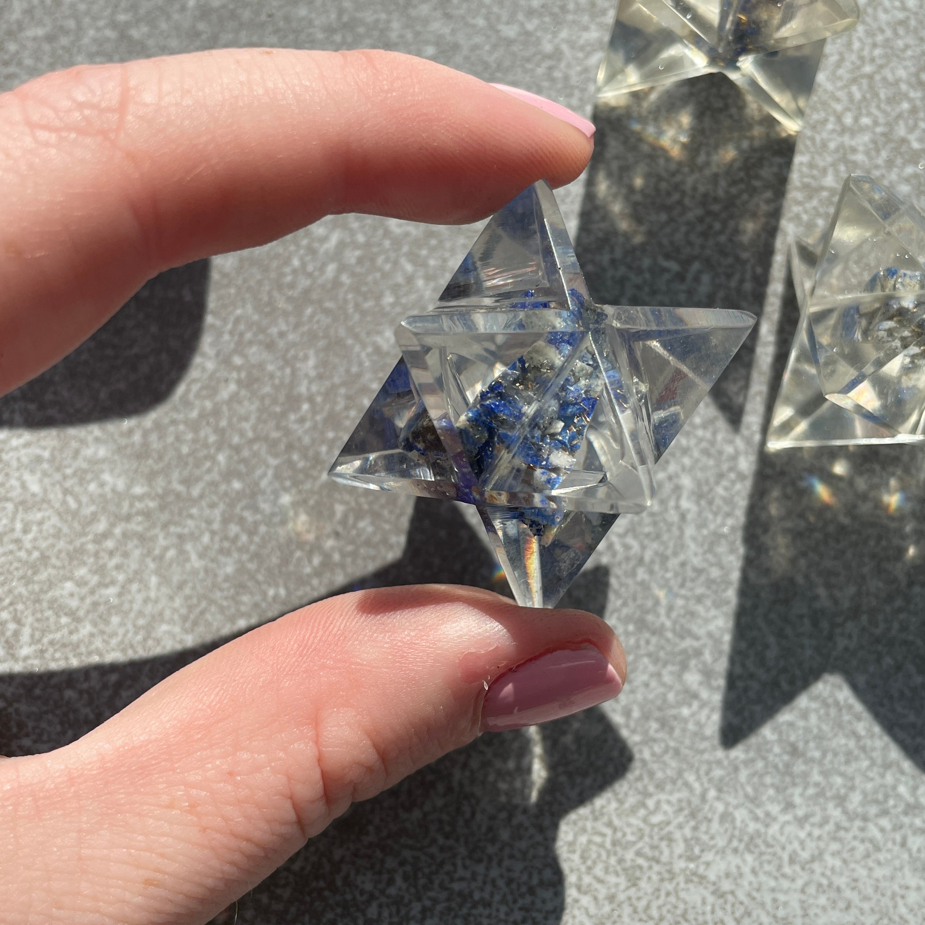 Orgonite Merkaba - Lapis Lazuli 2cm