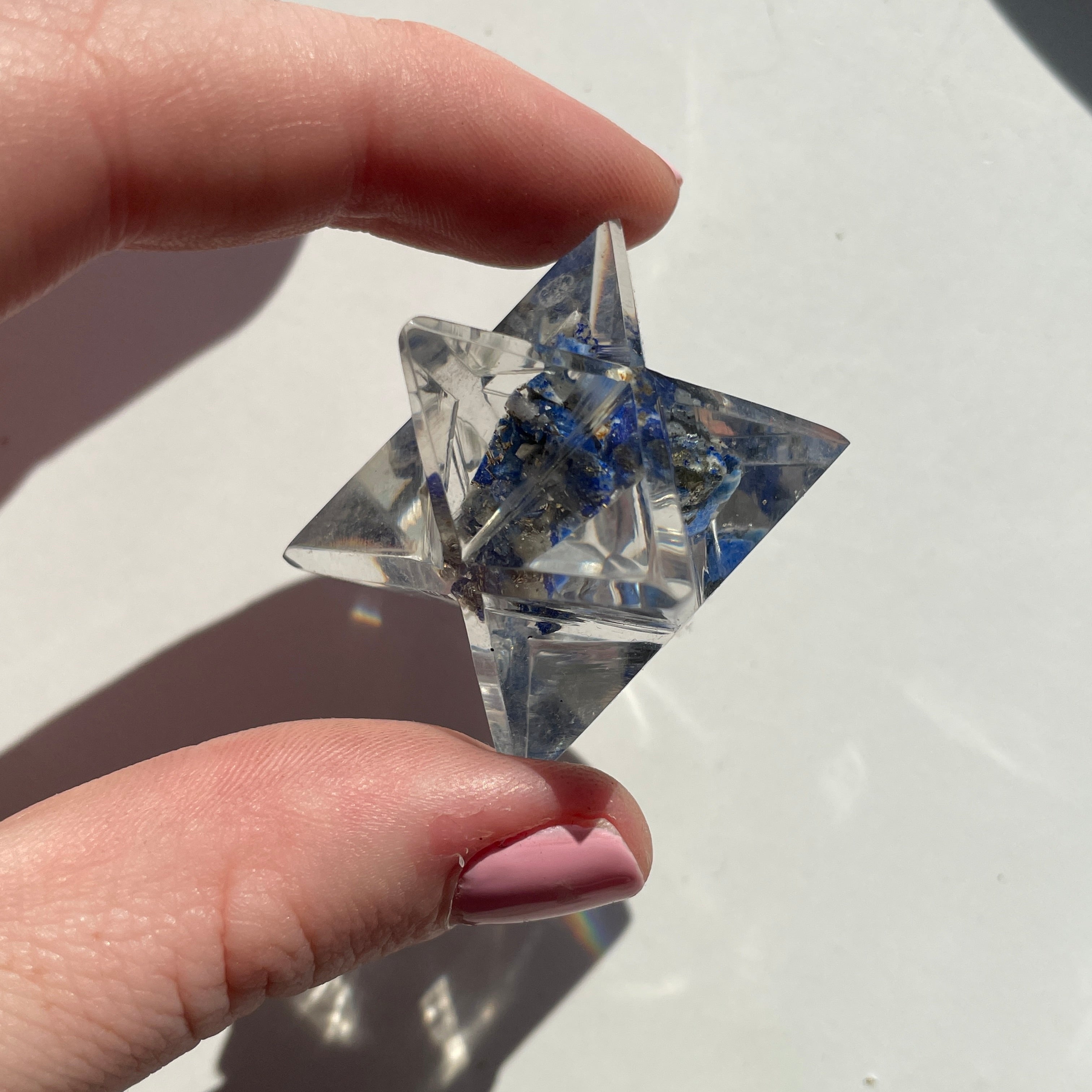 Orgonite Merkaba - Lapis Lazuli 2cm