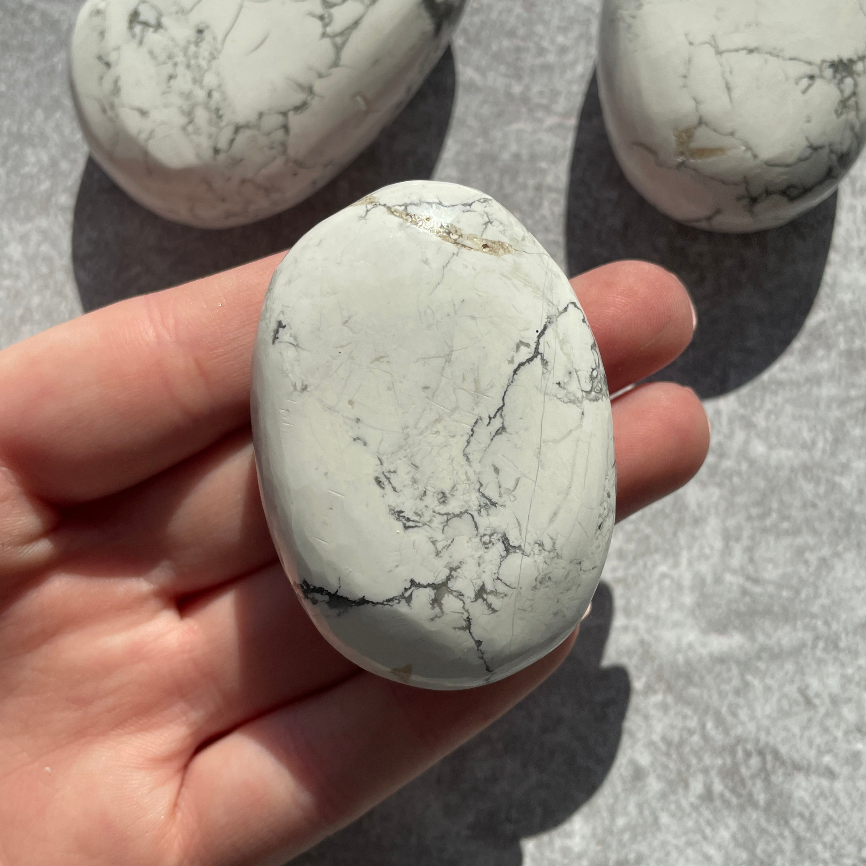 Howlite Palmstone - Small