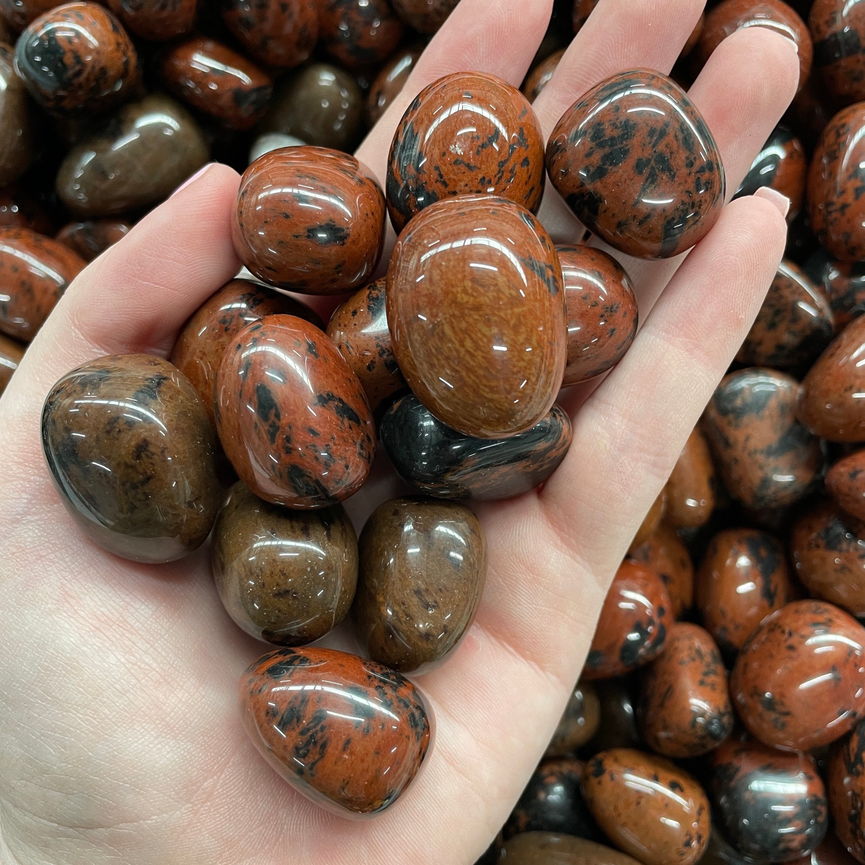 Mahogany Jasper - Tumbled - 1 KG - (50-70pcs)