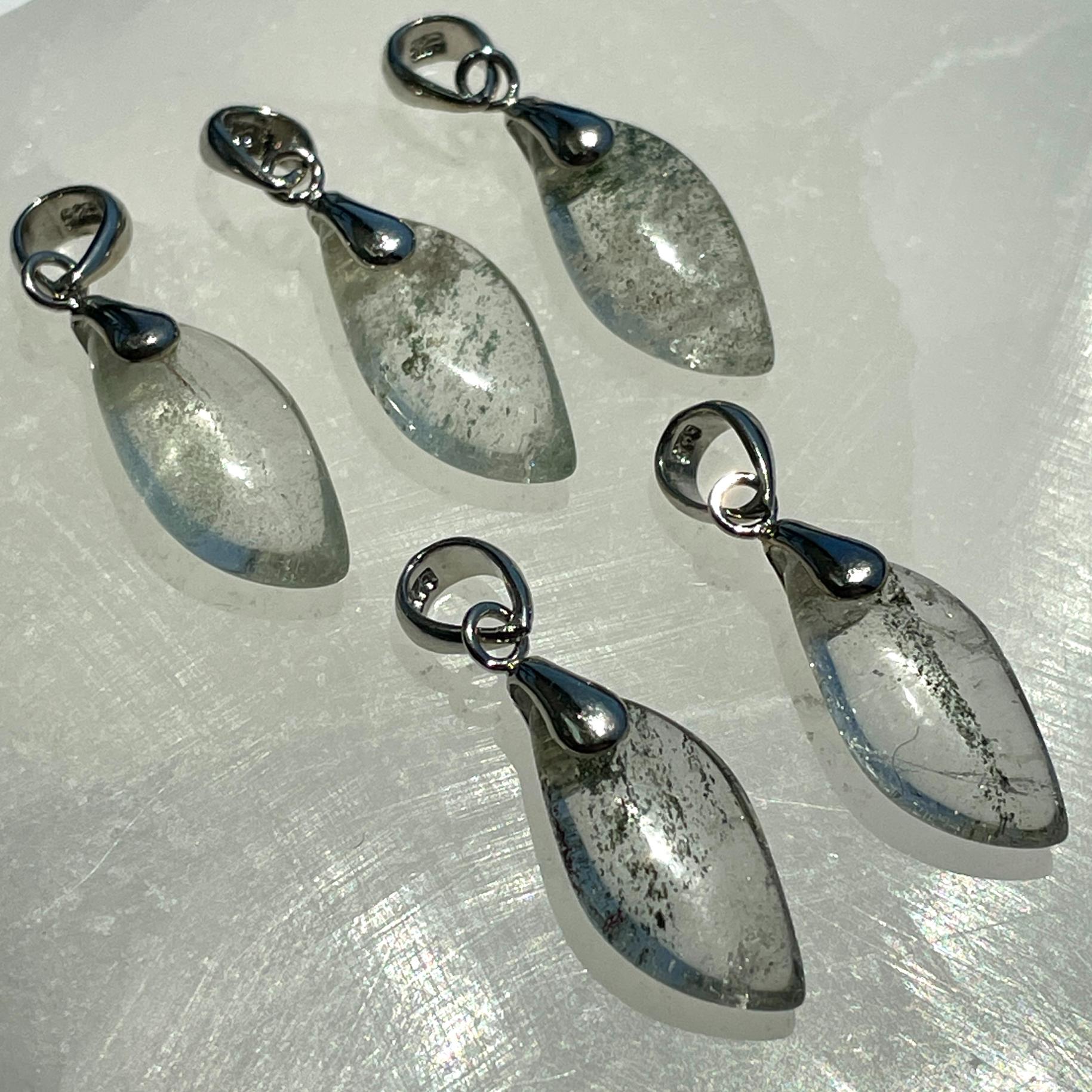 Green Phantom A- Sterling Silver Pendant