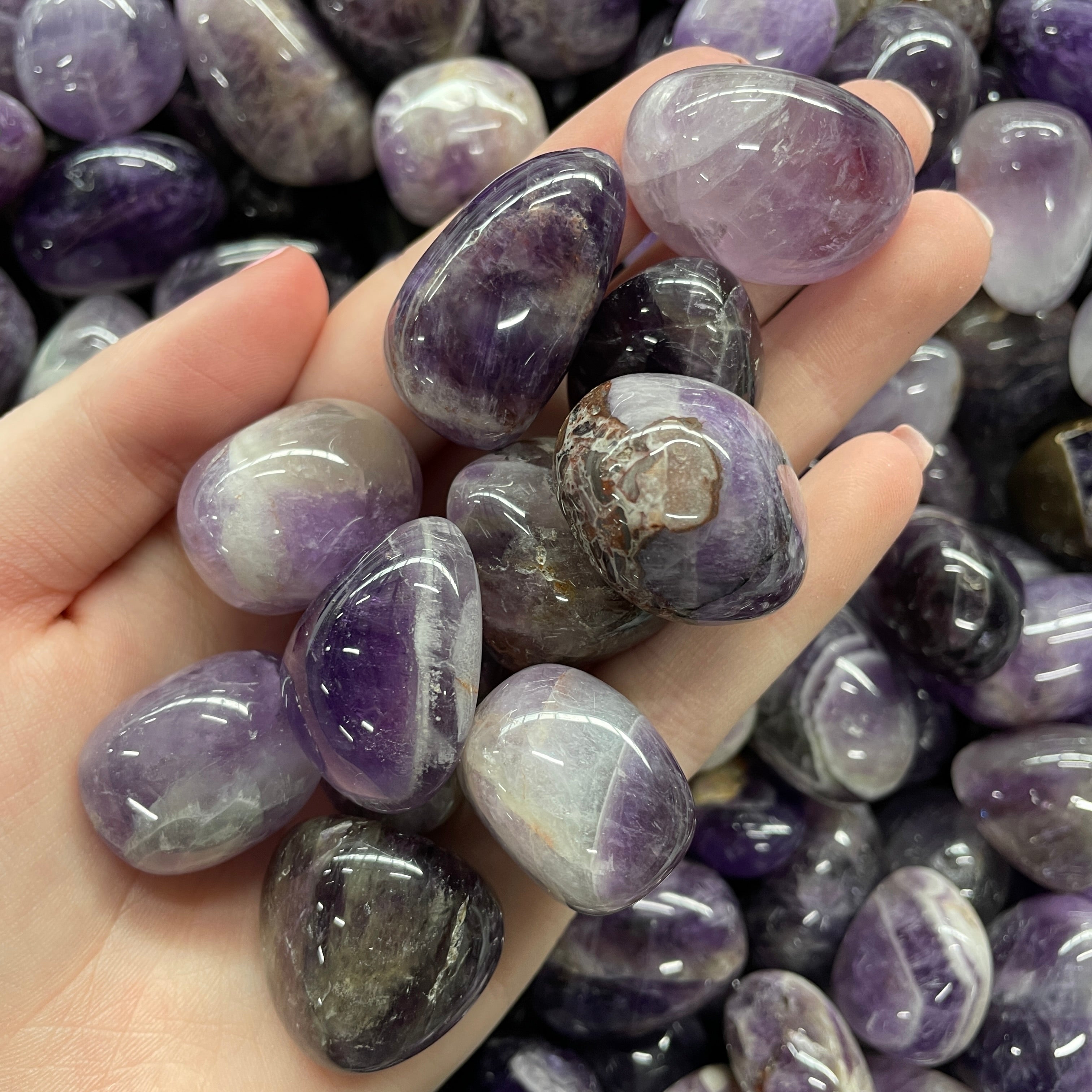 Amethyst Chevron - Tumbled - *A - 1kg