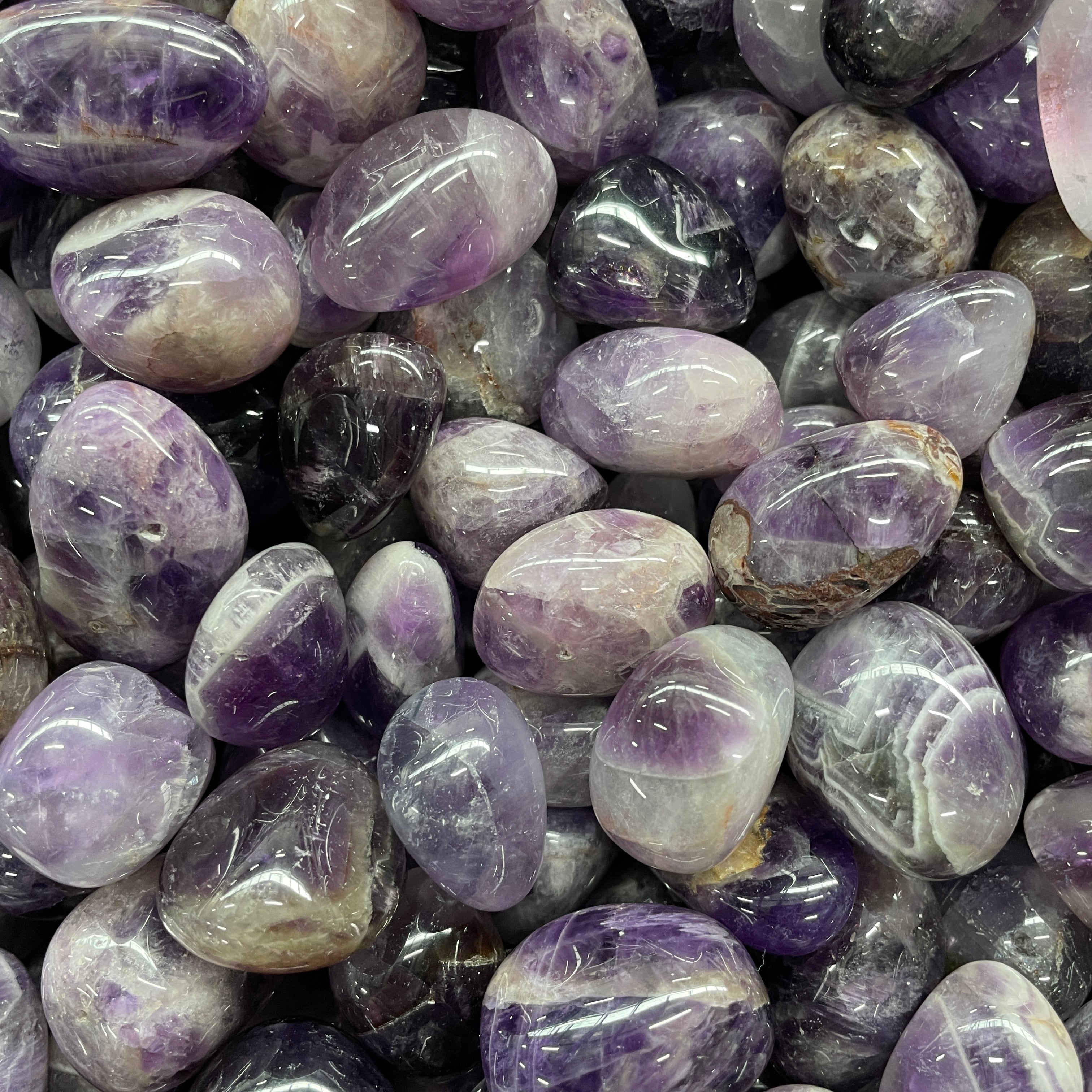 Amethyst Chevron - Tumbled - *A - 1kg
