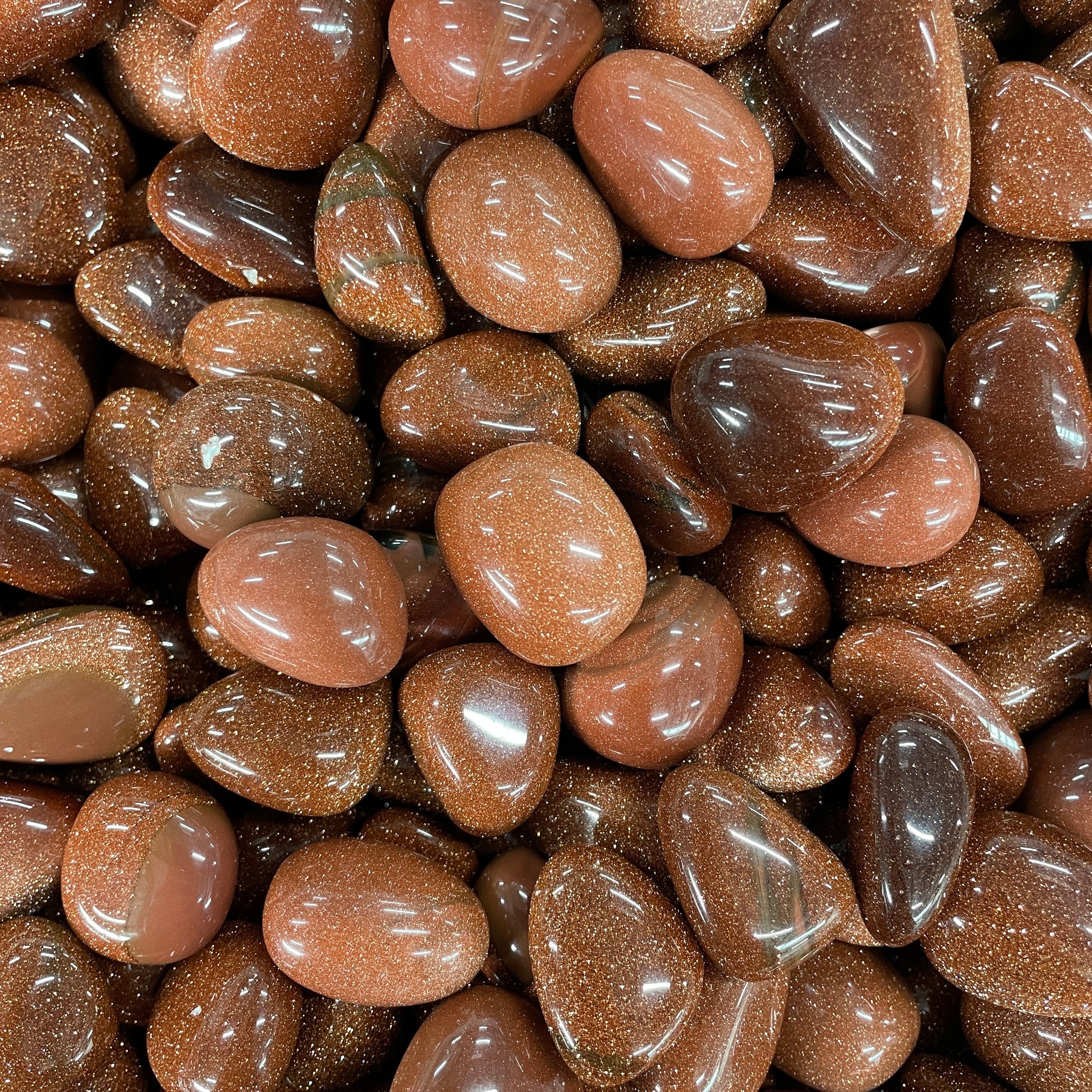 Goldstone - Tumbled - Red - (60 - 80 pc) 1 KG