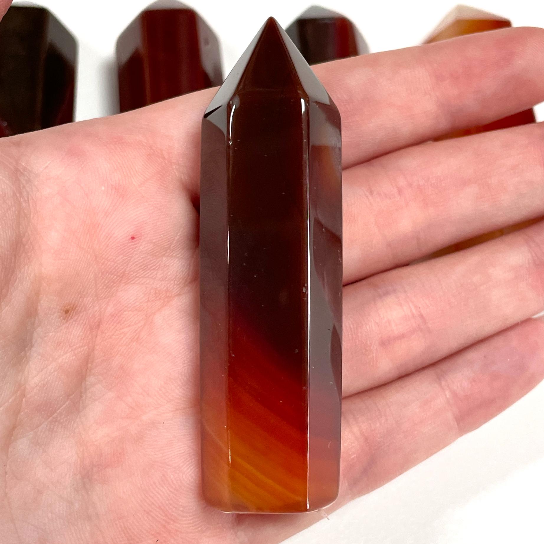 Carnelian Generator - 6-7cm