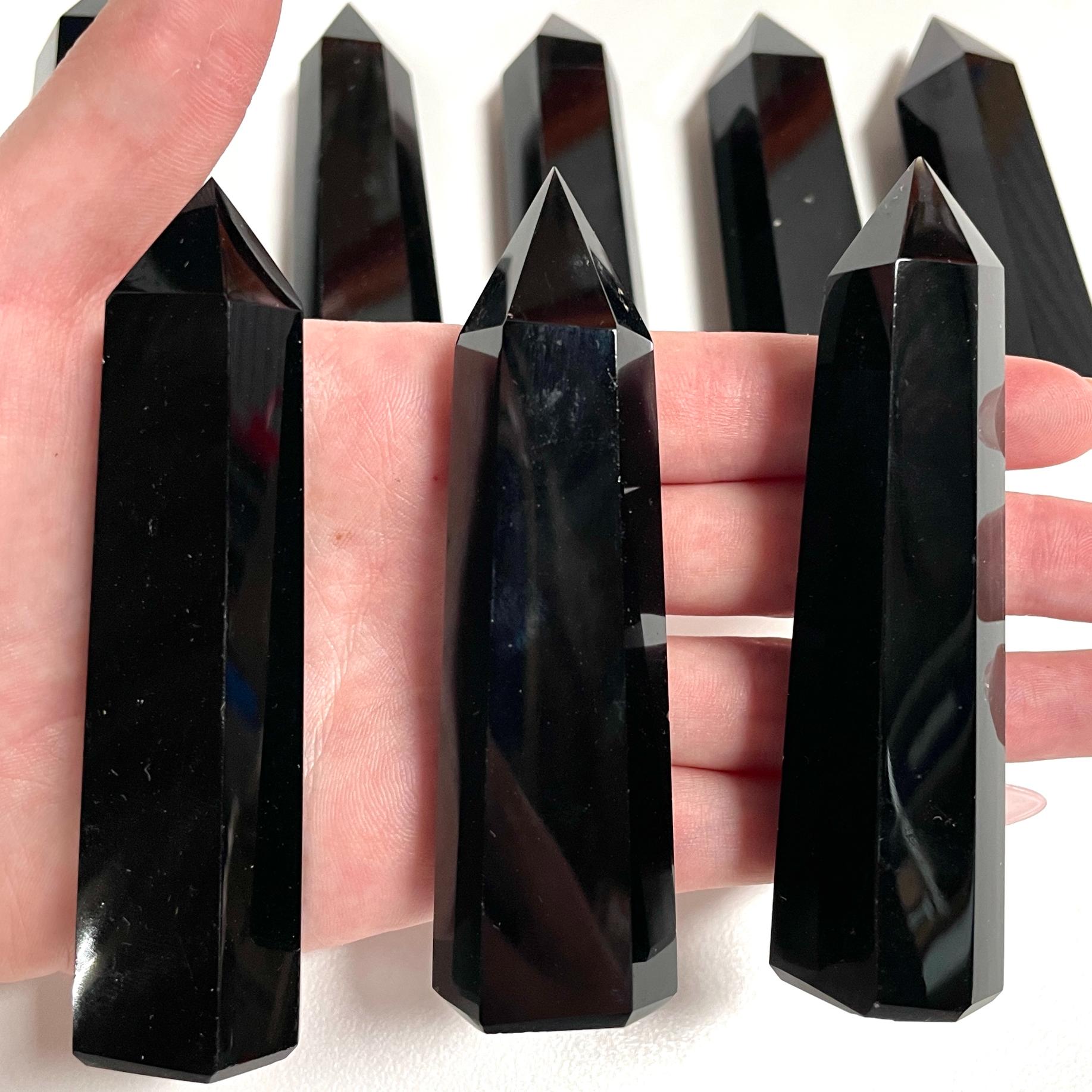 Black Obsidian Generator - 8-9cm