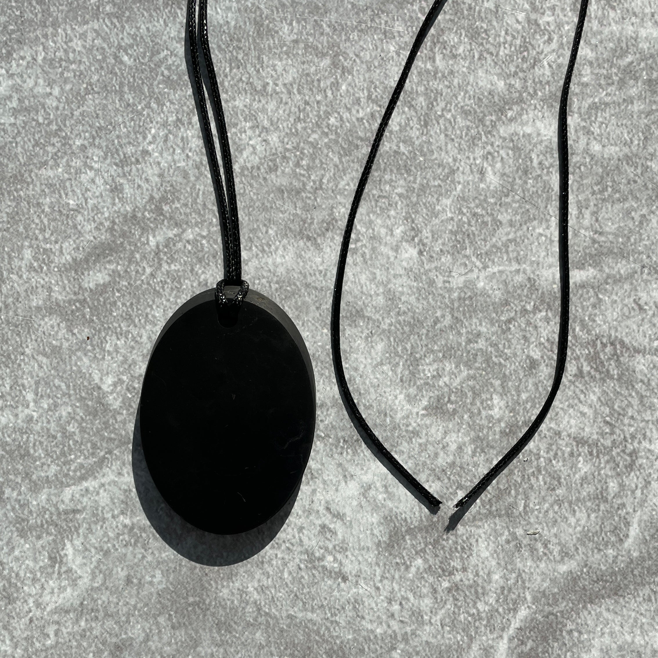 Shungite Necklace - Oval
