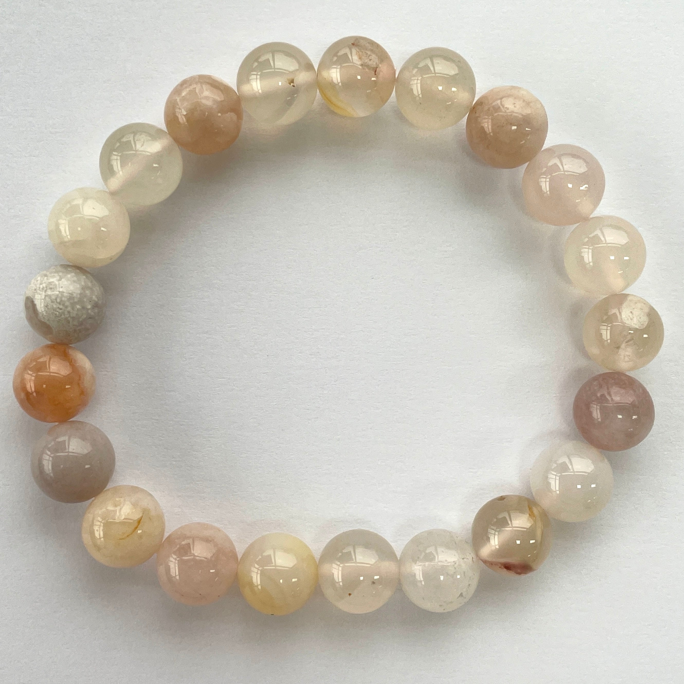 Blossom Agate Beads Bracelet