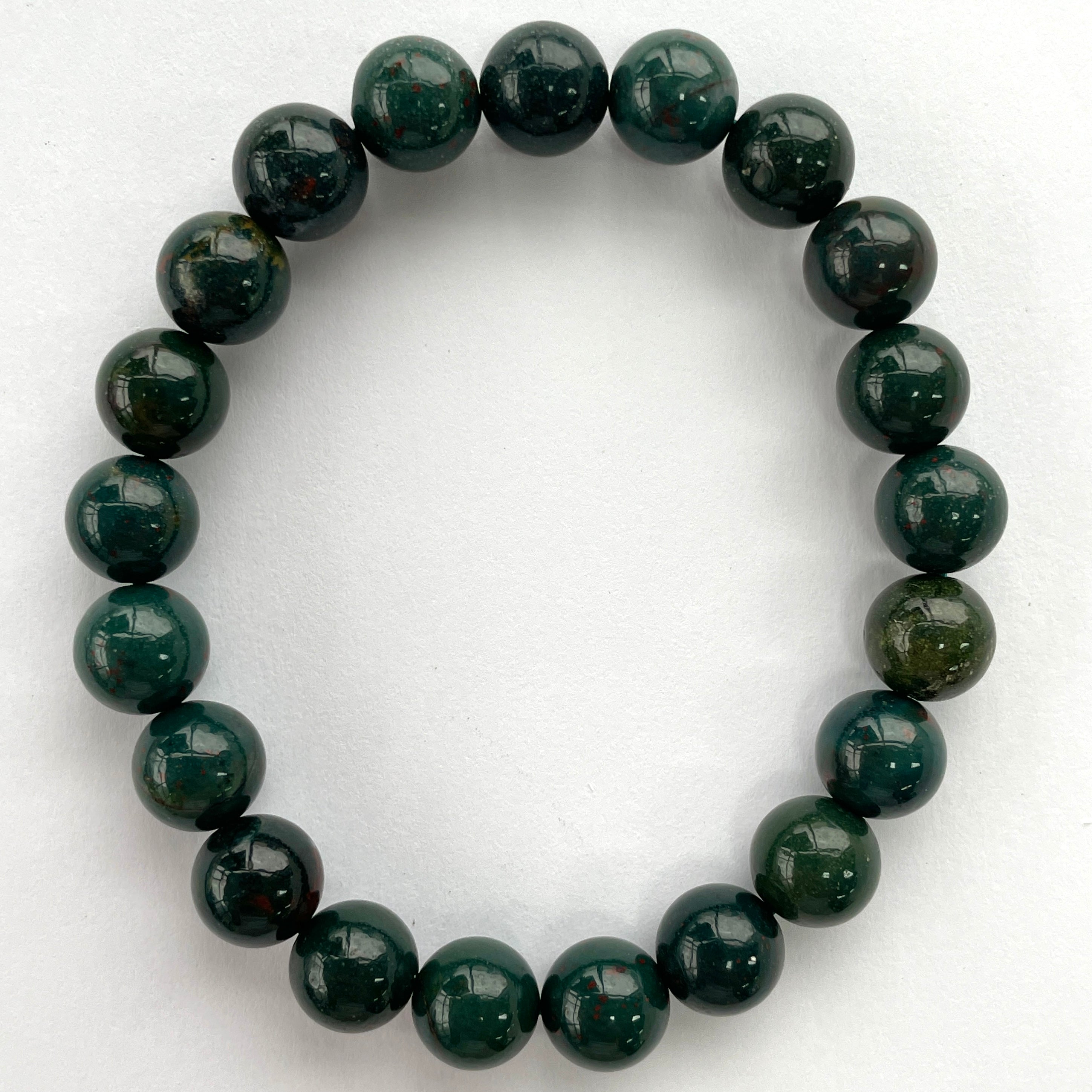 Blood Jasper Beads Bracelet