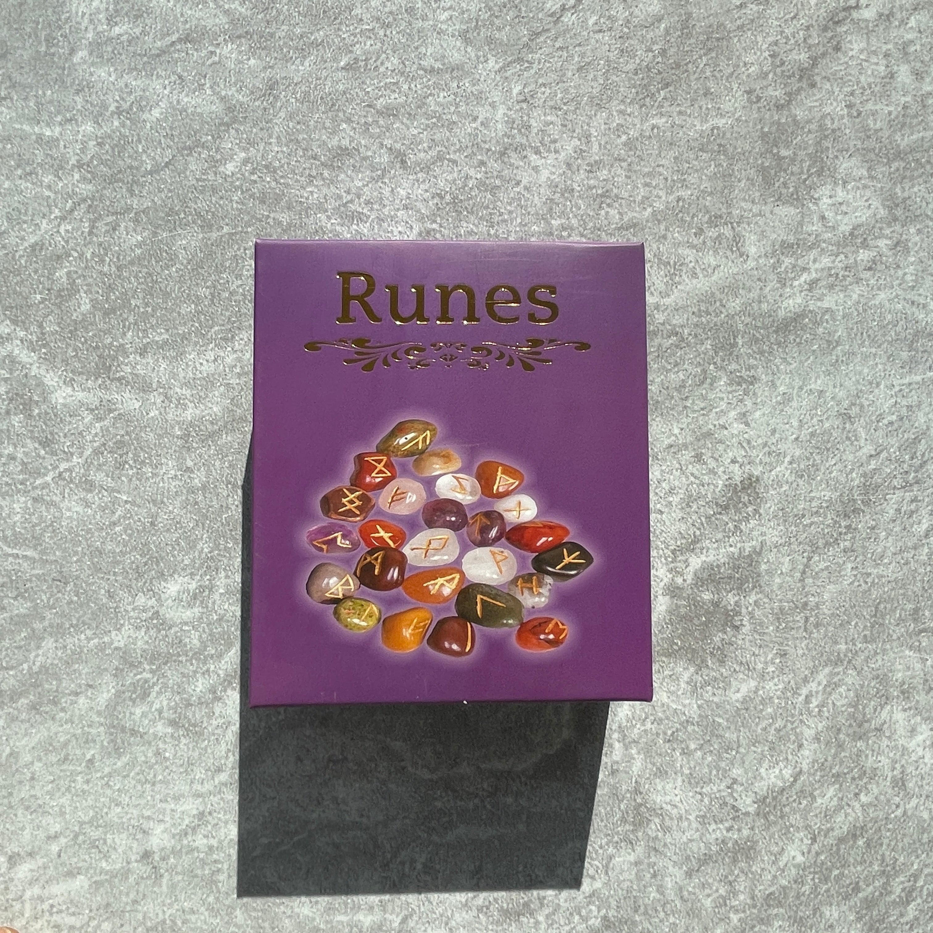 Tigers Eye - Boxed Runes Set