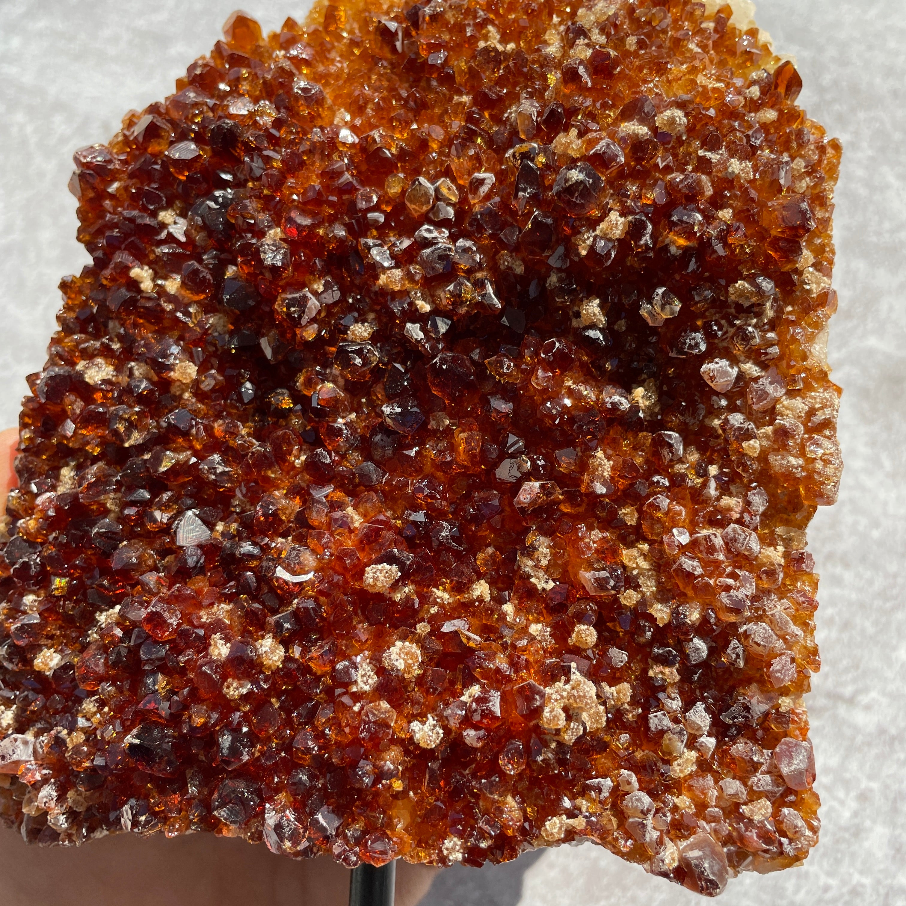 Citrine Cluster On Stand - 21
