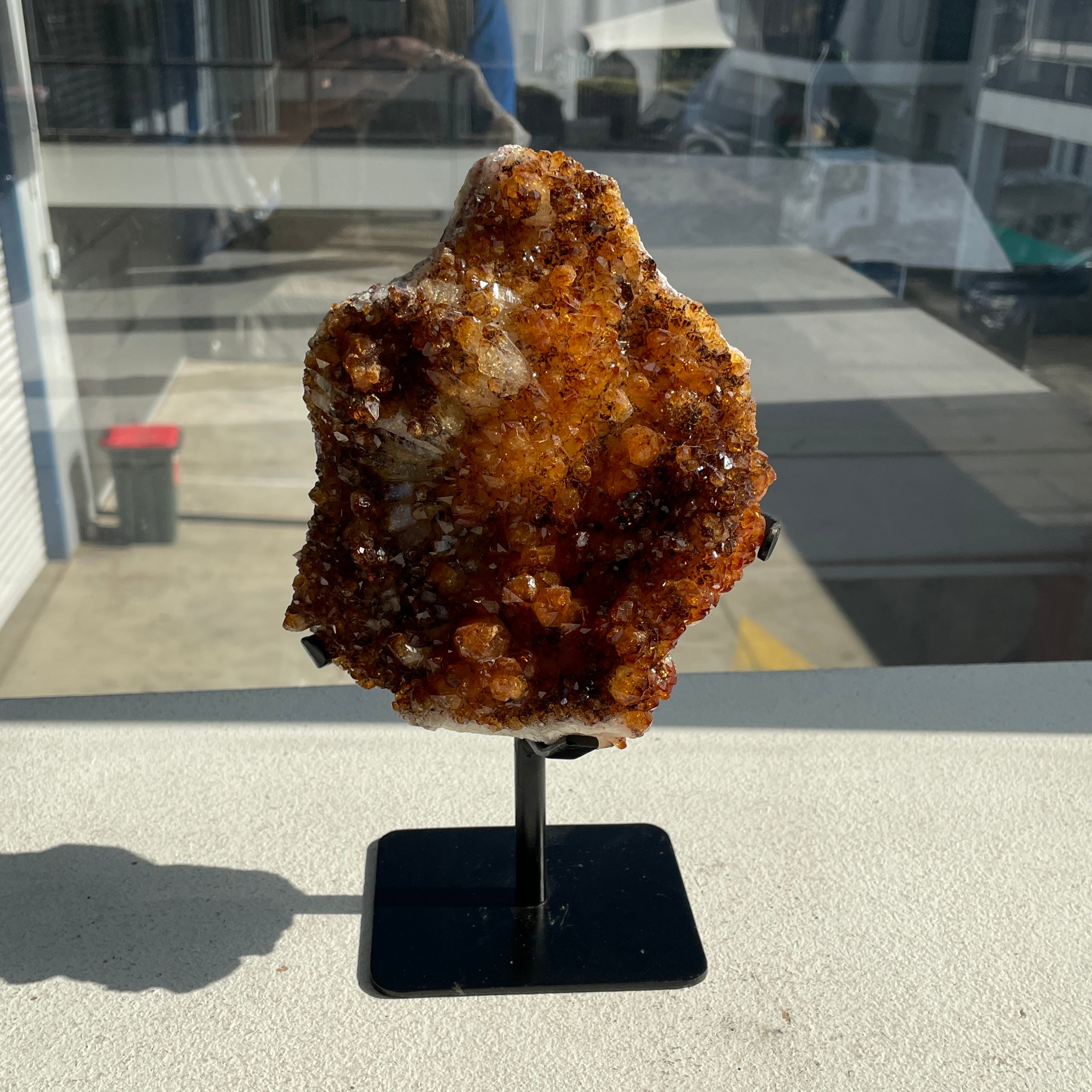Citrine Cluster On Stand - 22