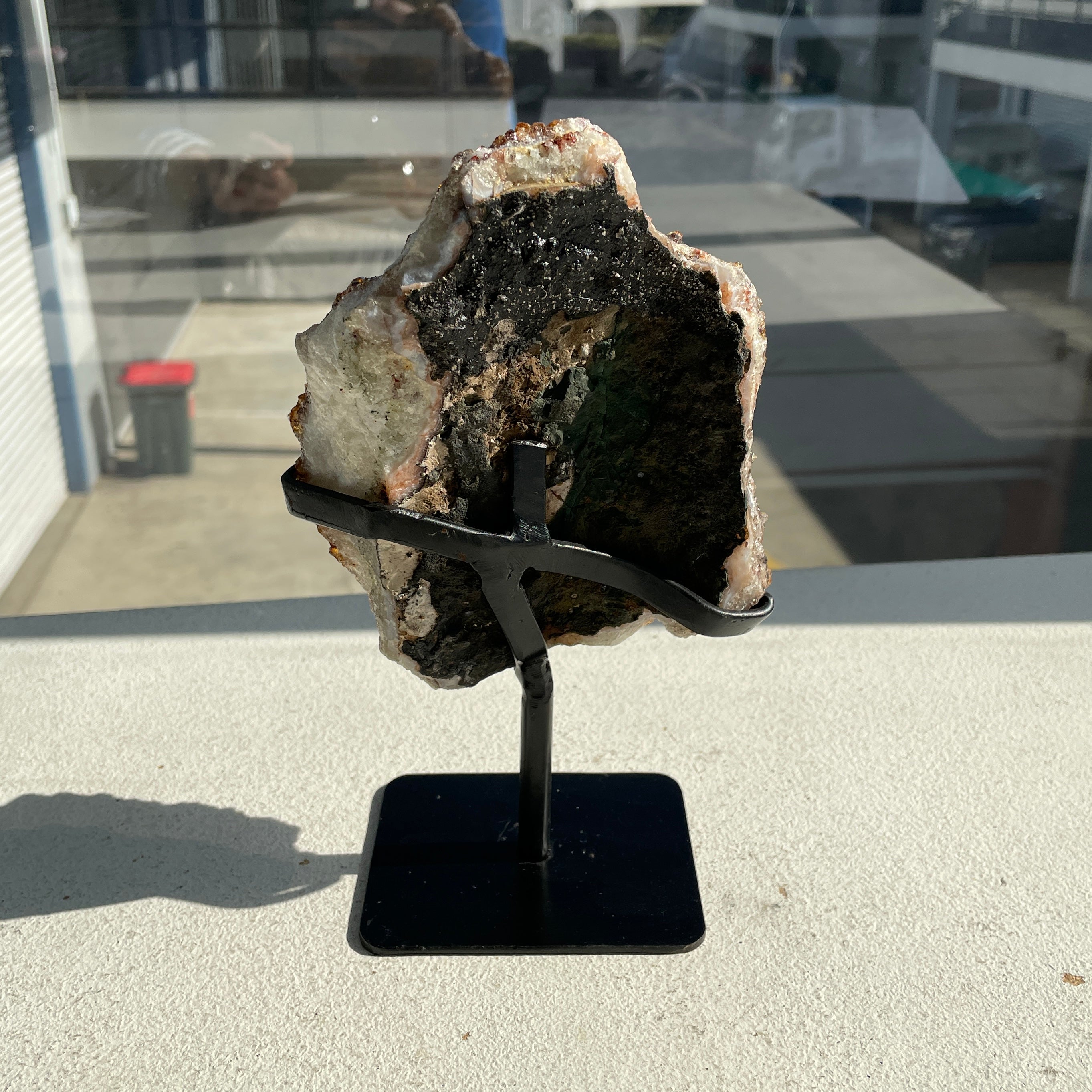 Citrine Cluster On Stand - 22