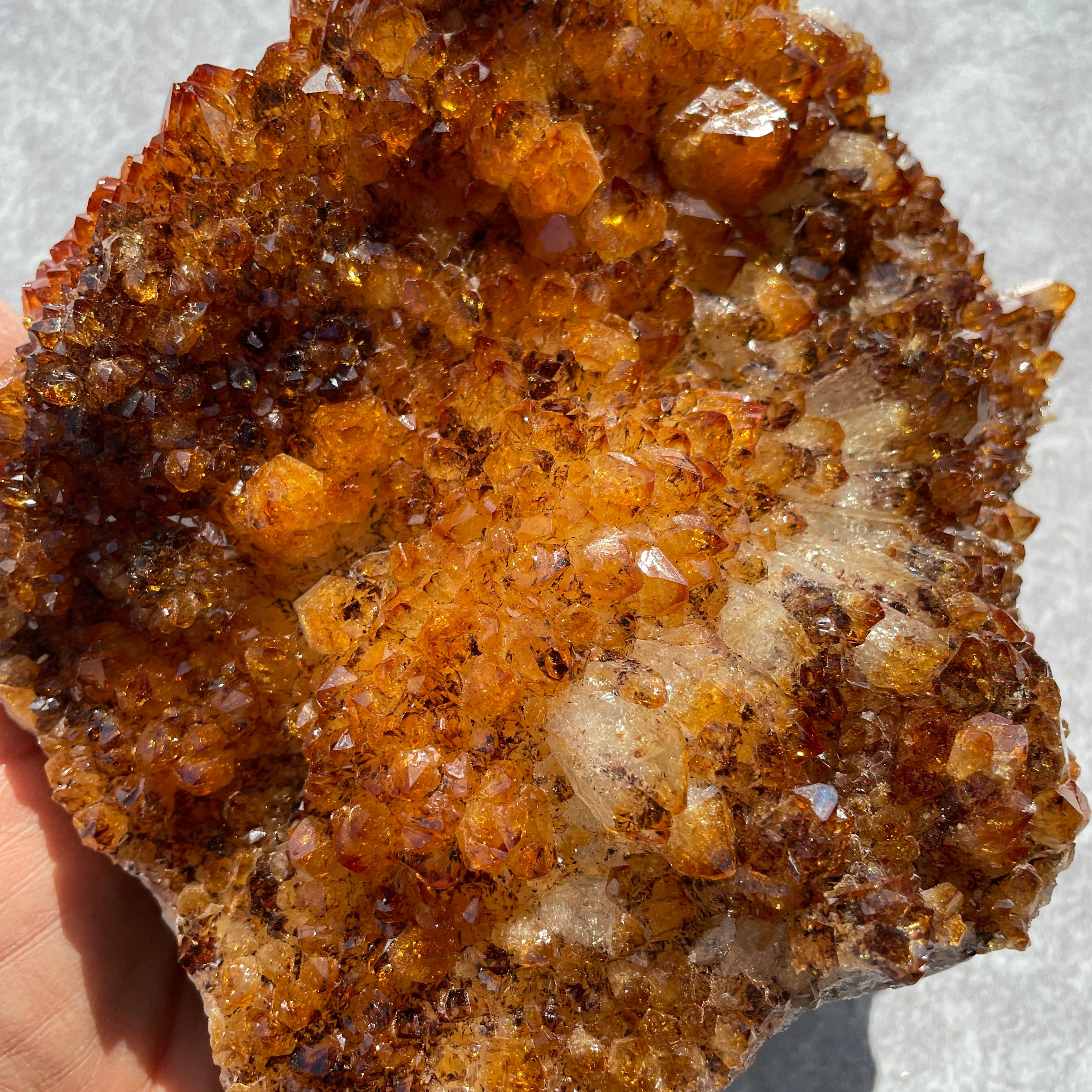 Citrine Cluster On Stand - 22
