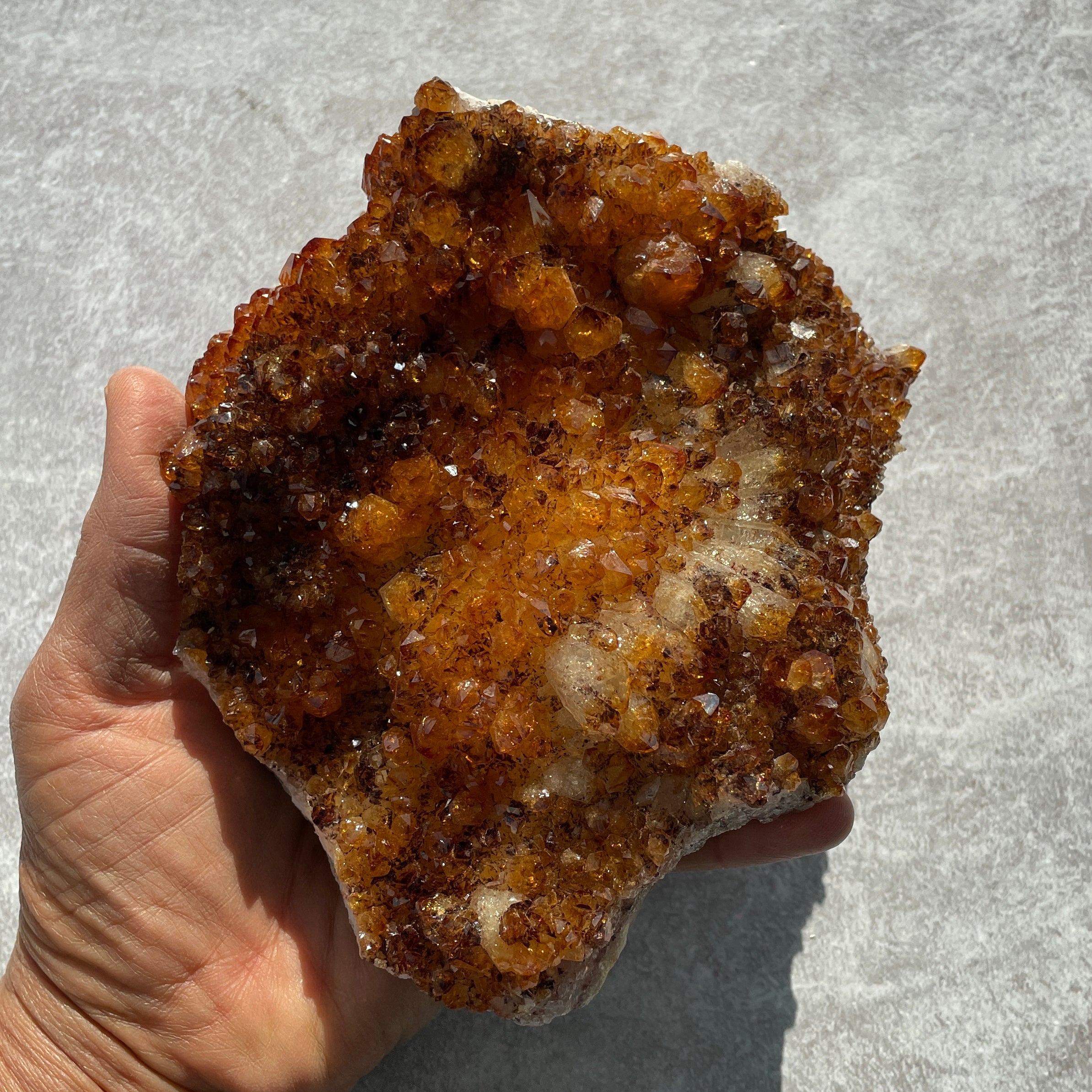 Citrine Cluster On Stand - 22