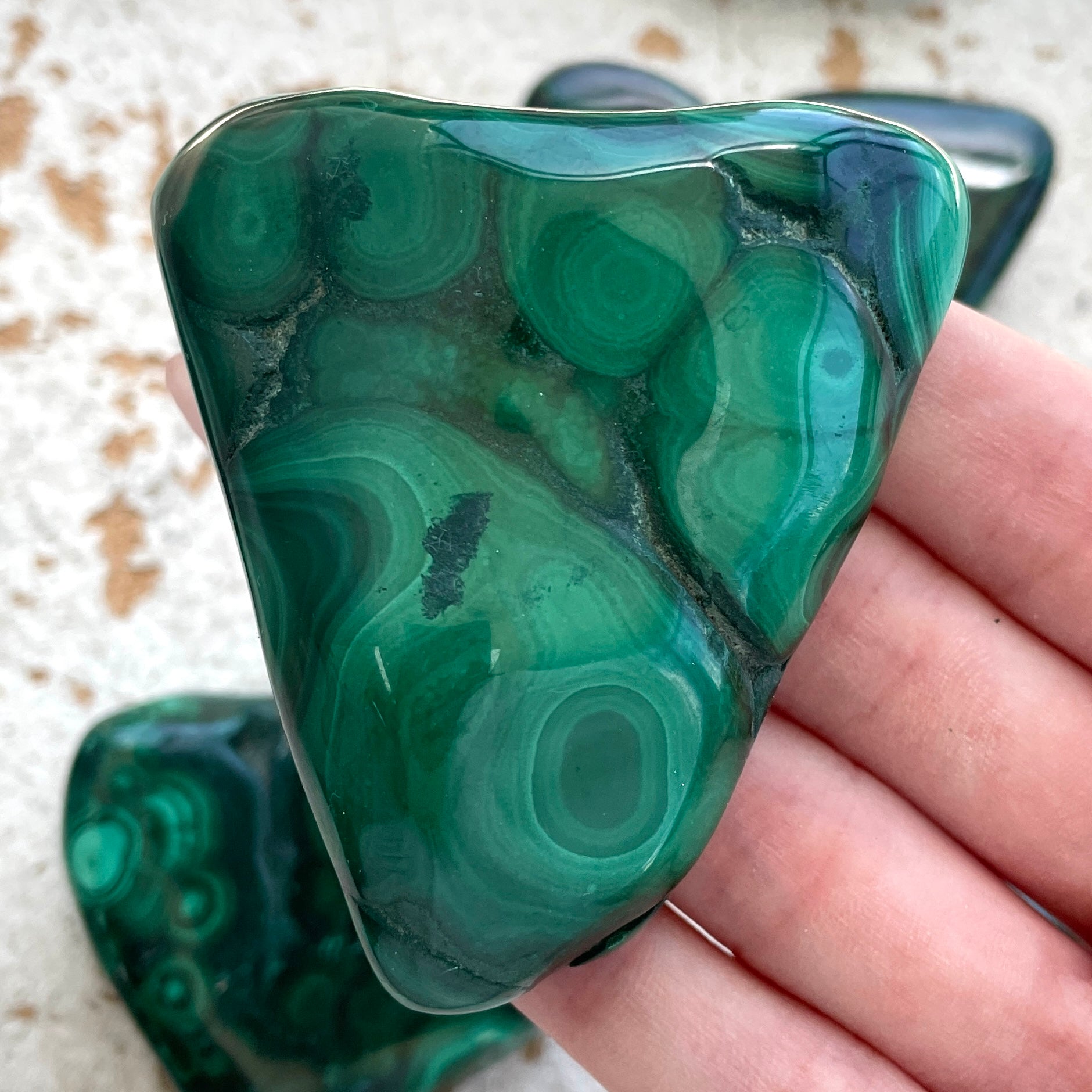 Malachite Freeform 1pc