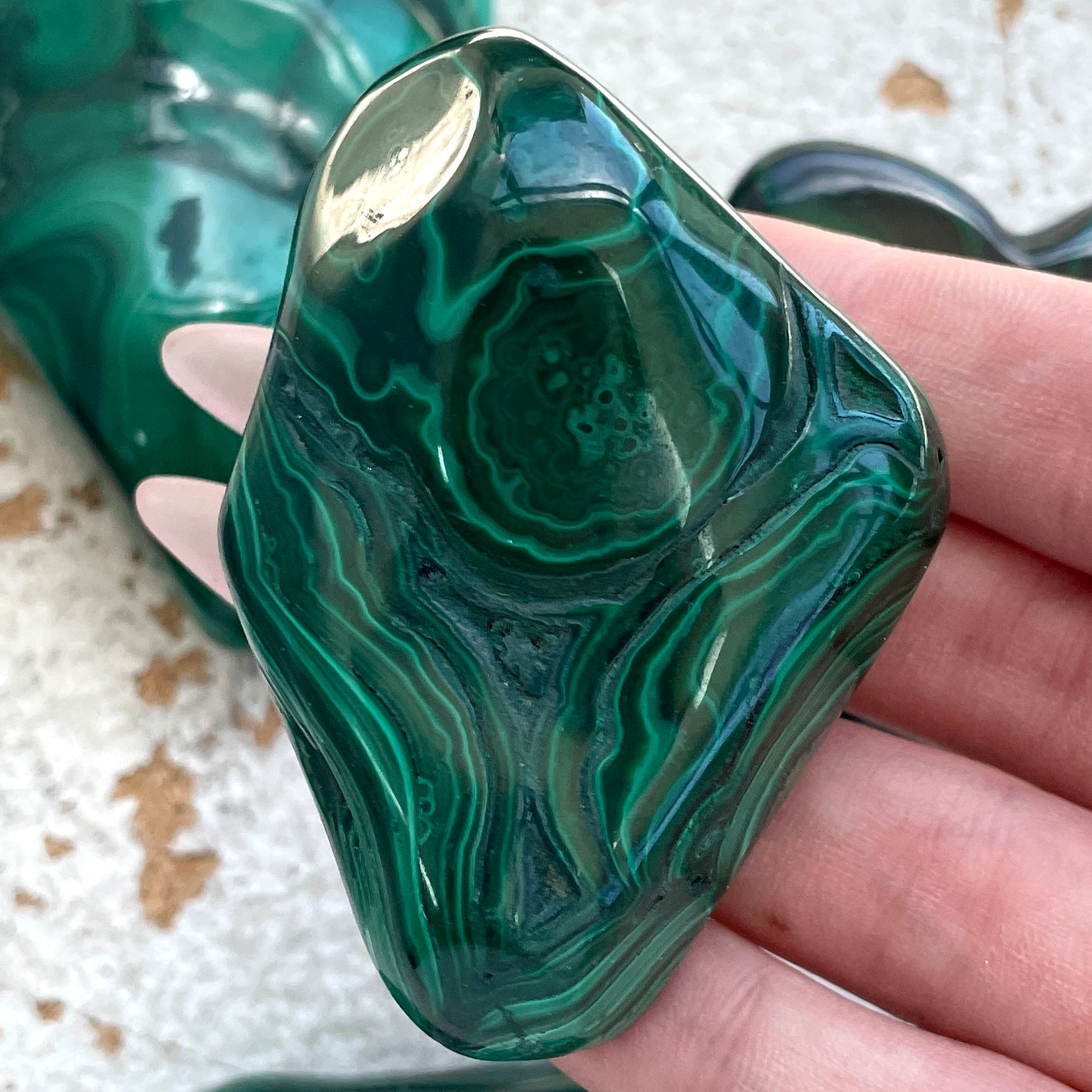 Malachite Freeform 1pc
